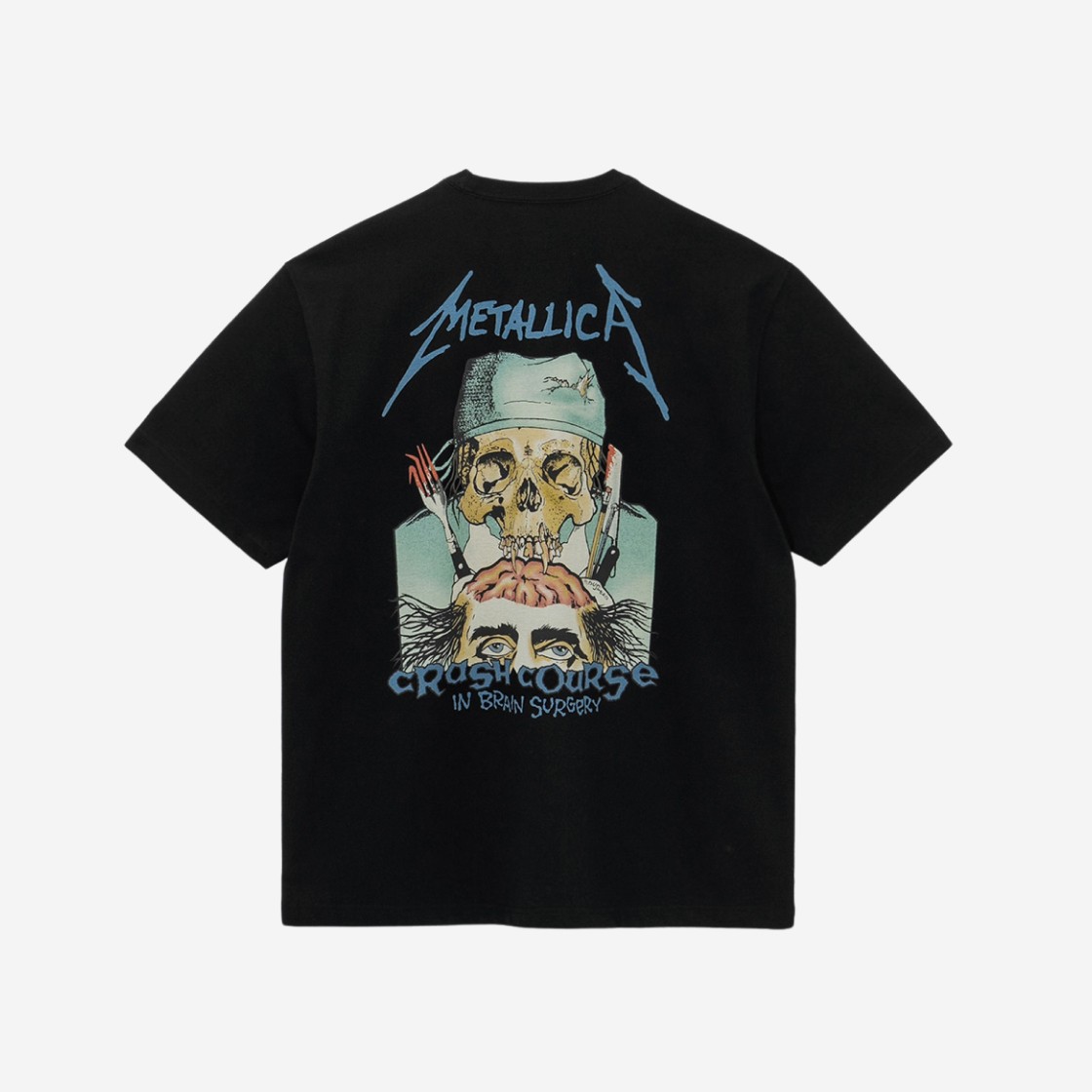 New Era x Metallica Crash Course T-Shirt Black 상세 이미지 1