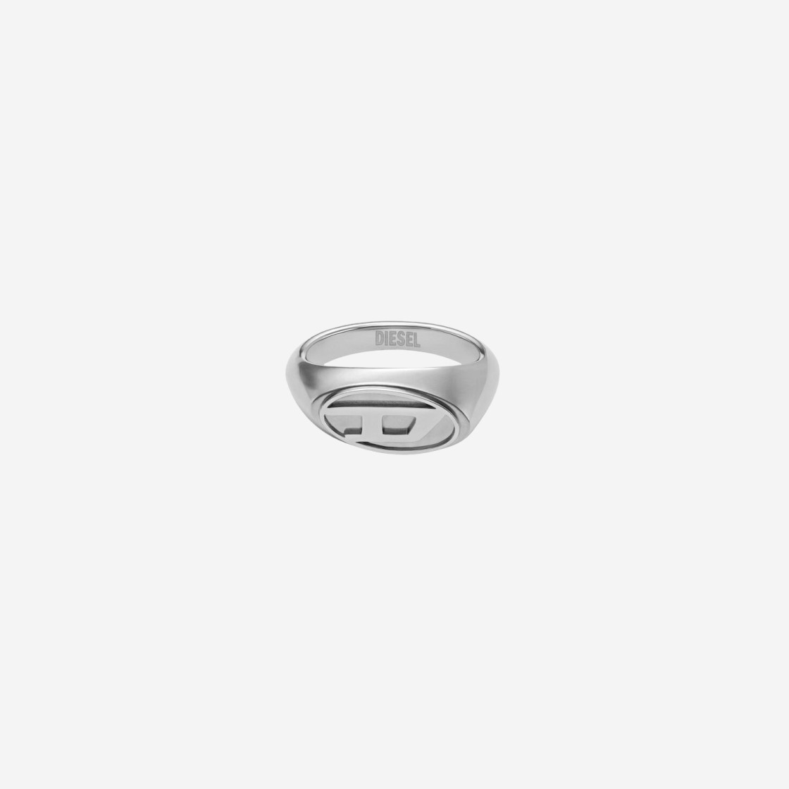 Diesel Dx1475 Stainless Steel Signet Ring Silver 상세 이미지 1