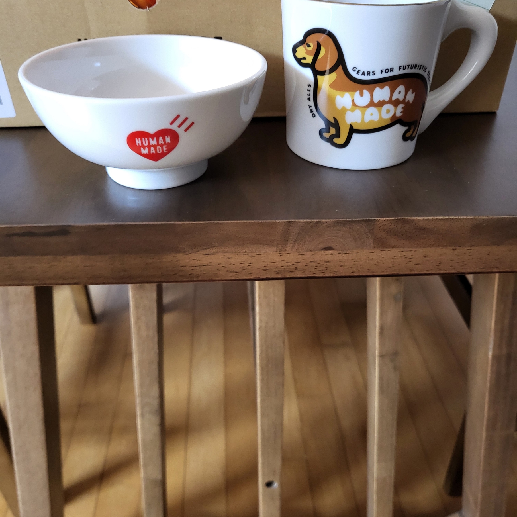 Human Made Dachs Coffee Mug White 착용 스타일