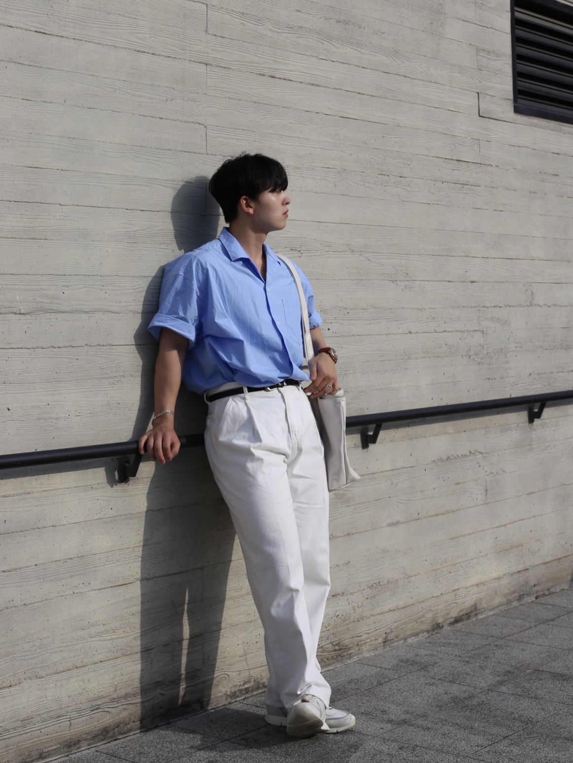 Buttero Bianchetto Leather Cerrera Sneakers White 착용 스타일 - 3