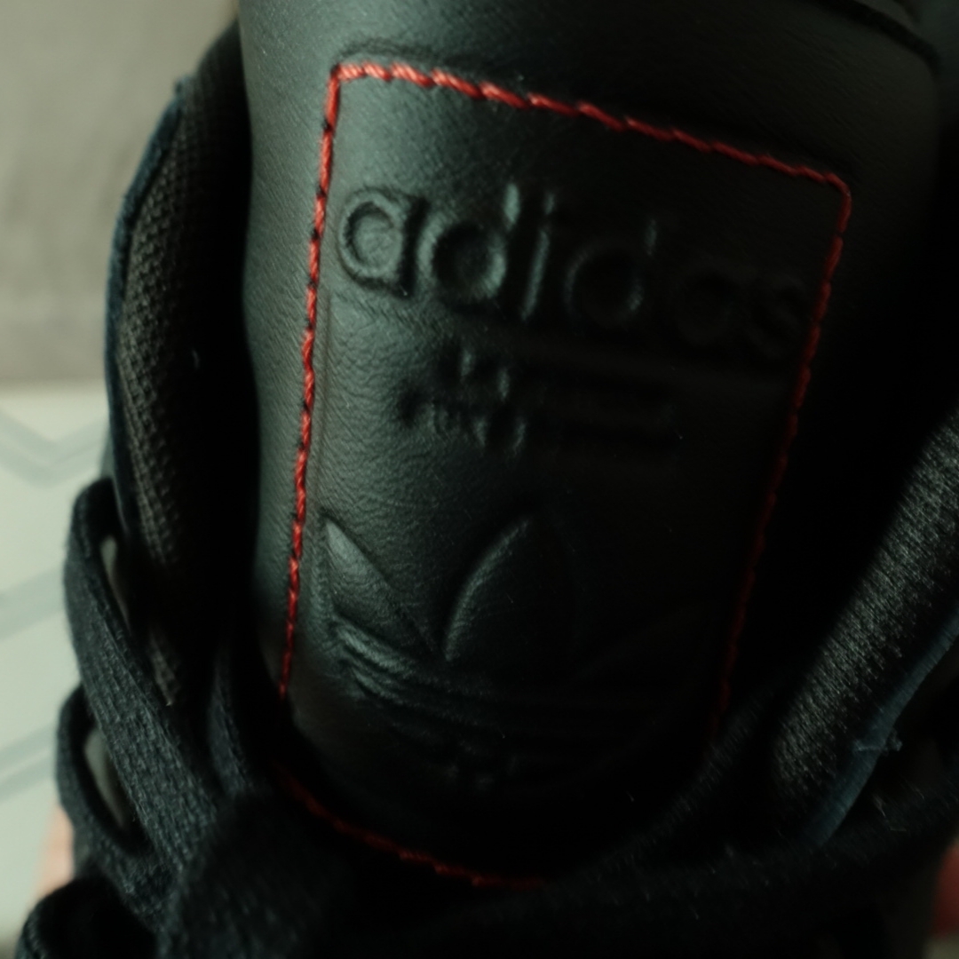 Adidas x Atmos Superstar XLG Core Black 착용 스타일 - 2