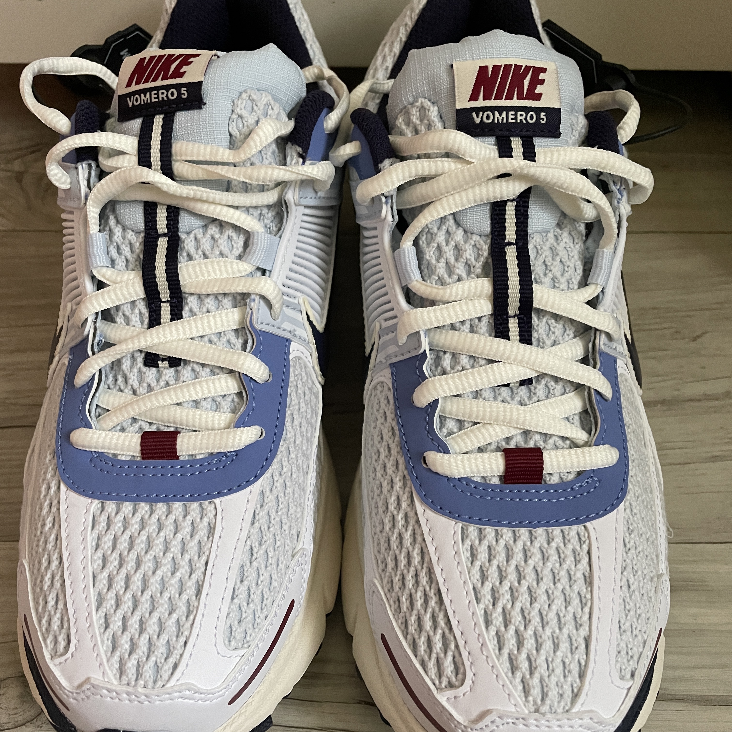 (W) Nike Zoom Vomero 5 Blue Tint Purple Ink 착용 스타일