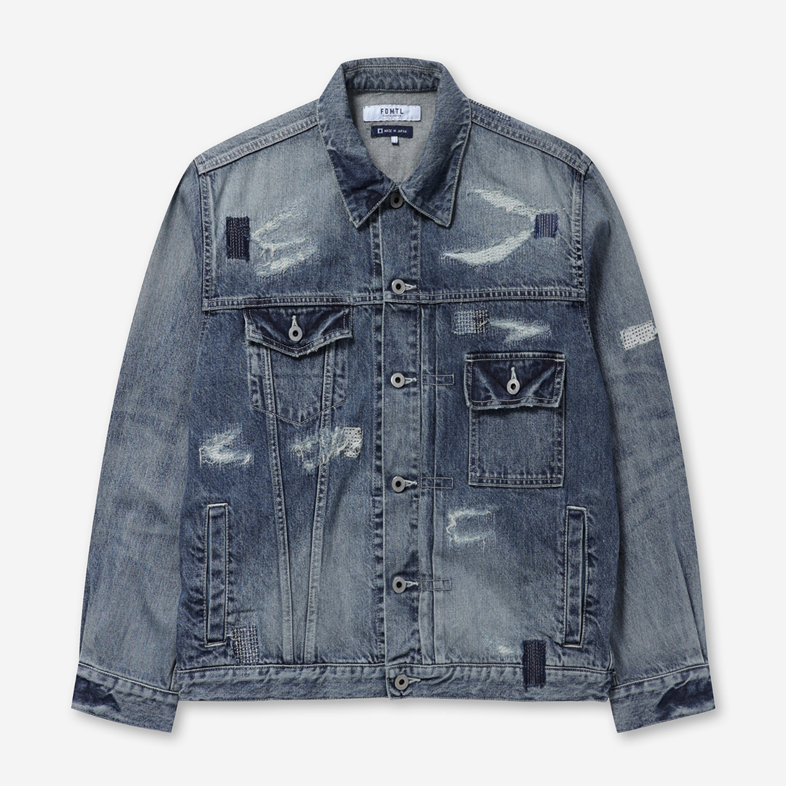시리즈 펀더멘탈 인디고 5YR 워싱 자켓(SERIES Fdmtl Indigo 5Yr Wash Jacket Indigo)
