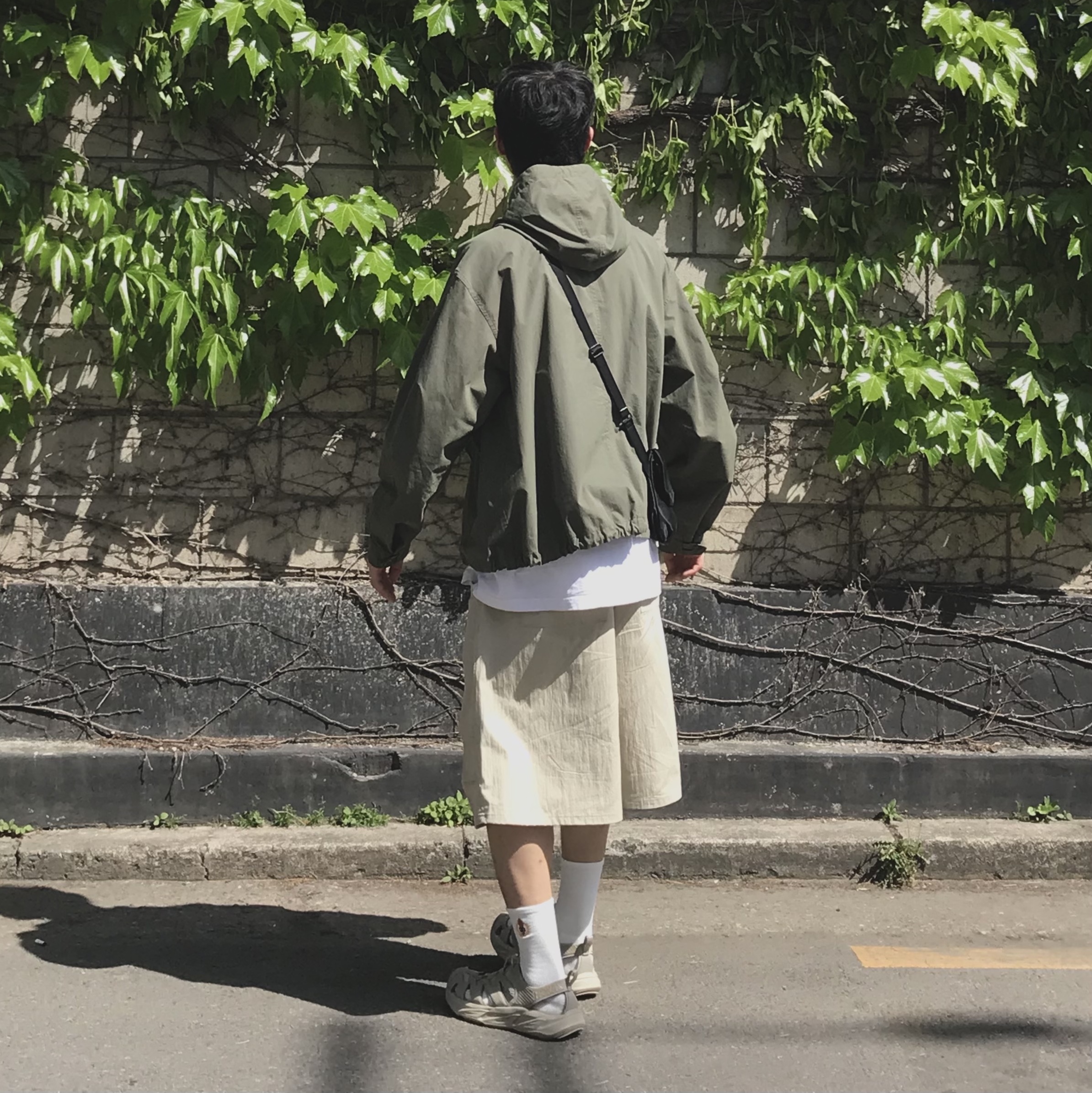 Hoka Hopara Oxford Tan 착용 스타일 - 3
