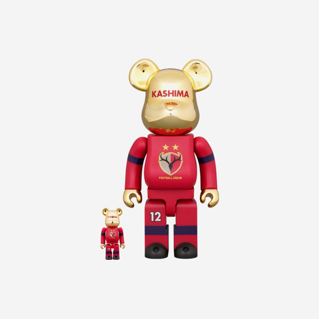 Bearbrick x Kashima Antlers 30th Anniversary 100% & 400% Set 상세 이미지 1