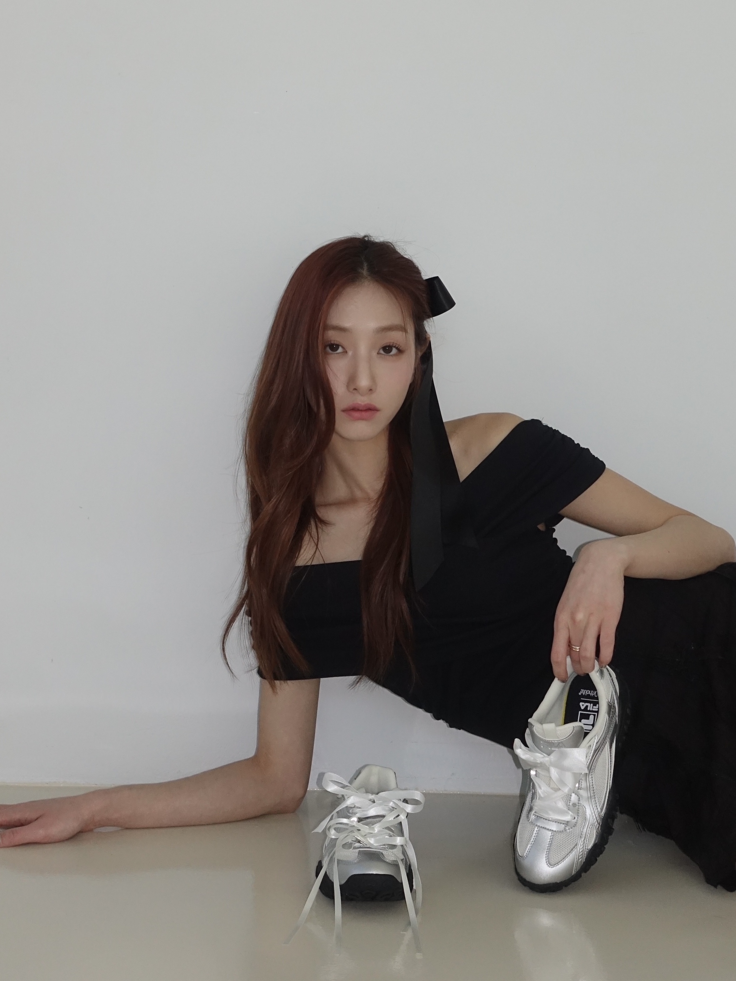 Fila Echappe MS Silver Moon 착용 스타일 - 5