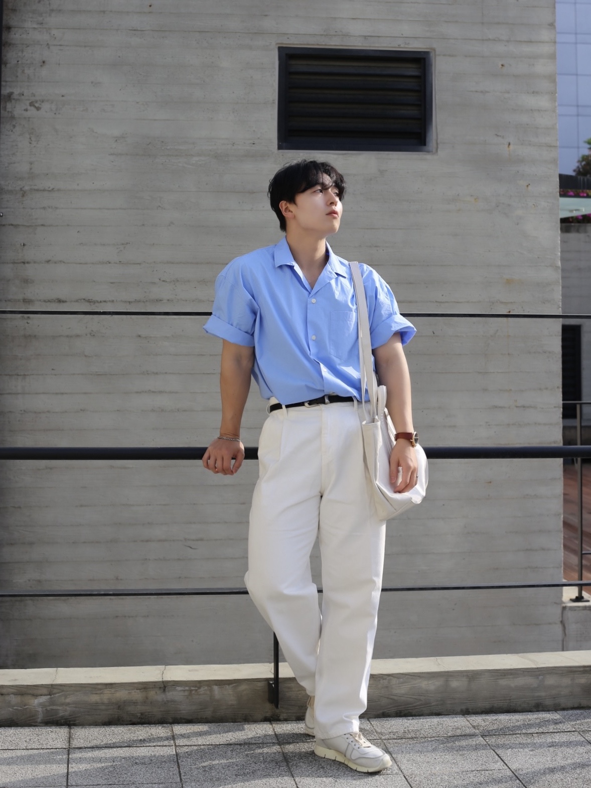Buttero Bianchetto Leather Cerrera Sneakers White 착용 스타일 - 2