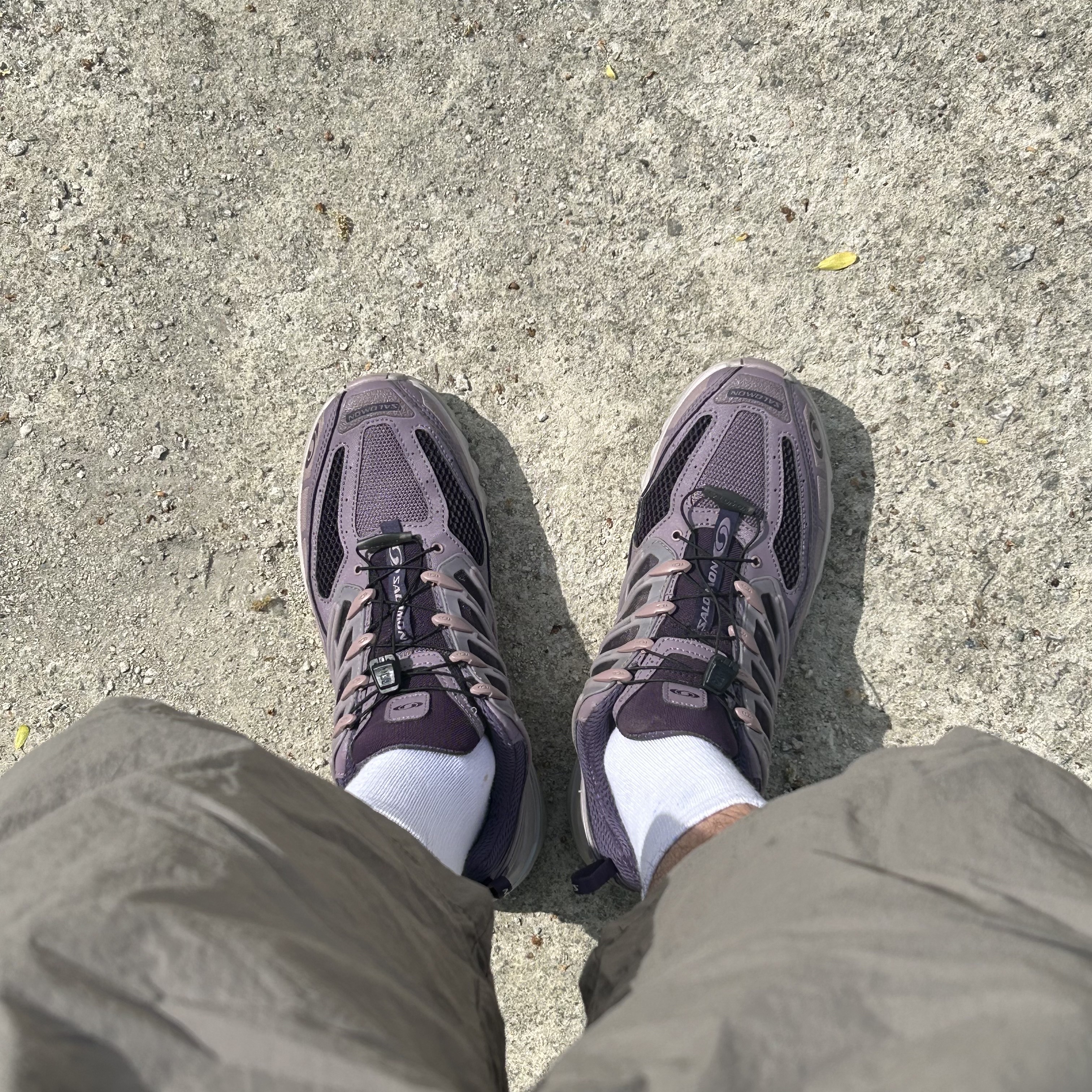 Salomon ACS Pro Nightshade Ashes of Roses 착용 스타일