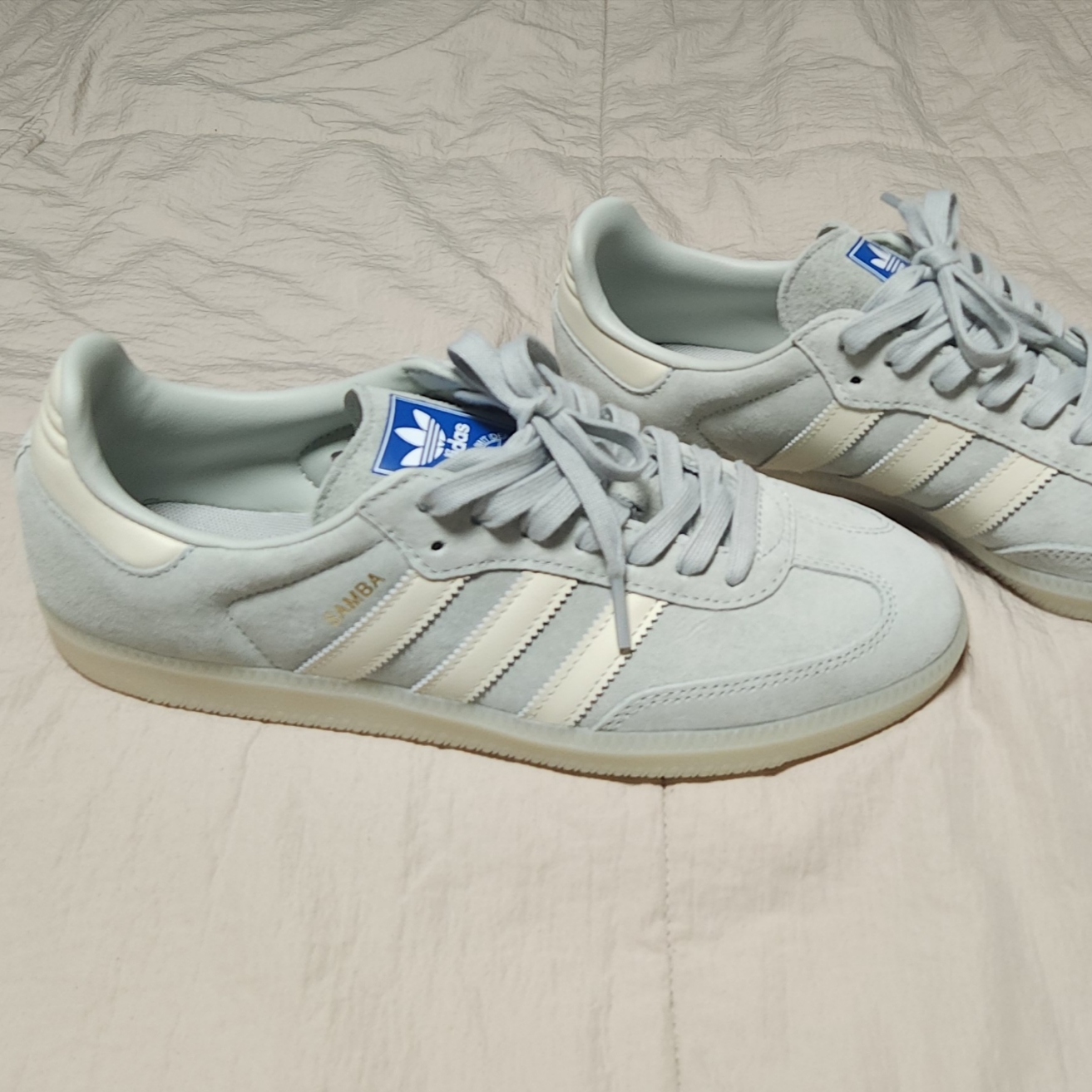 Adidas Samba OG Wonder Silver 착용 스타일