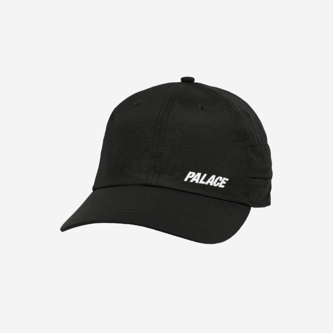 Palace Font Shell Neck Saver 6-Panel Black - 24SS 상세 이미지 3