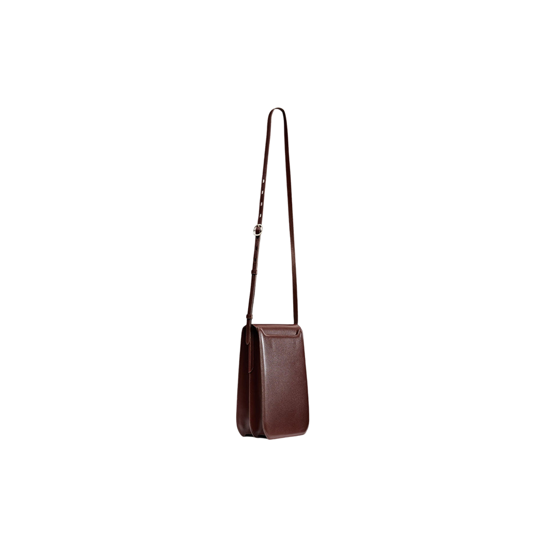 Lemaire Shiny Box Leather Calepin Bag Chocolate Fondant 상세 이미지 3