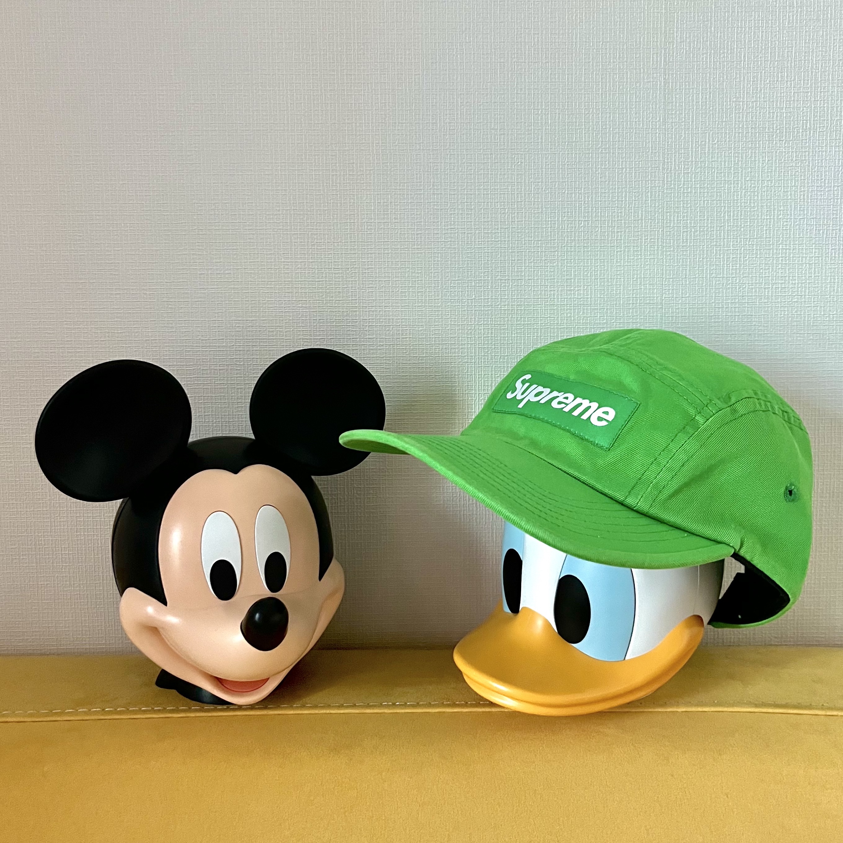 Supreme Washed Chino Twill Camp Cap Green - 24SS 착용 스타일