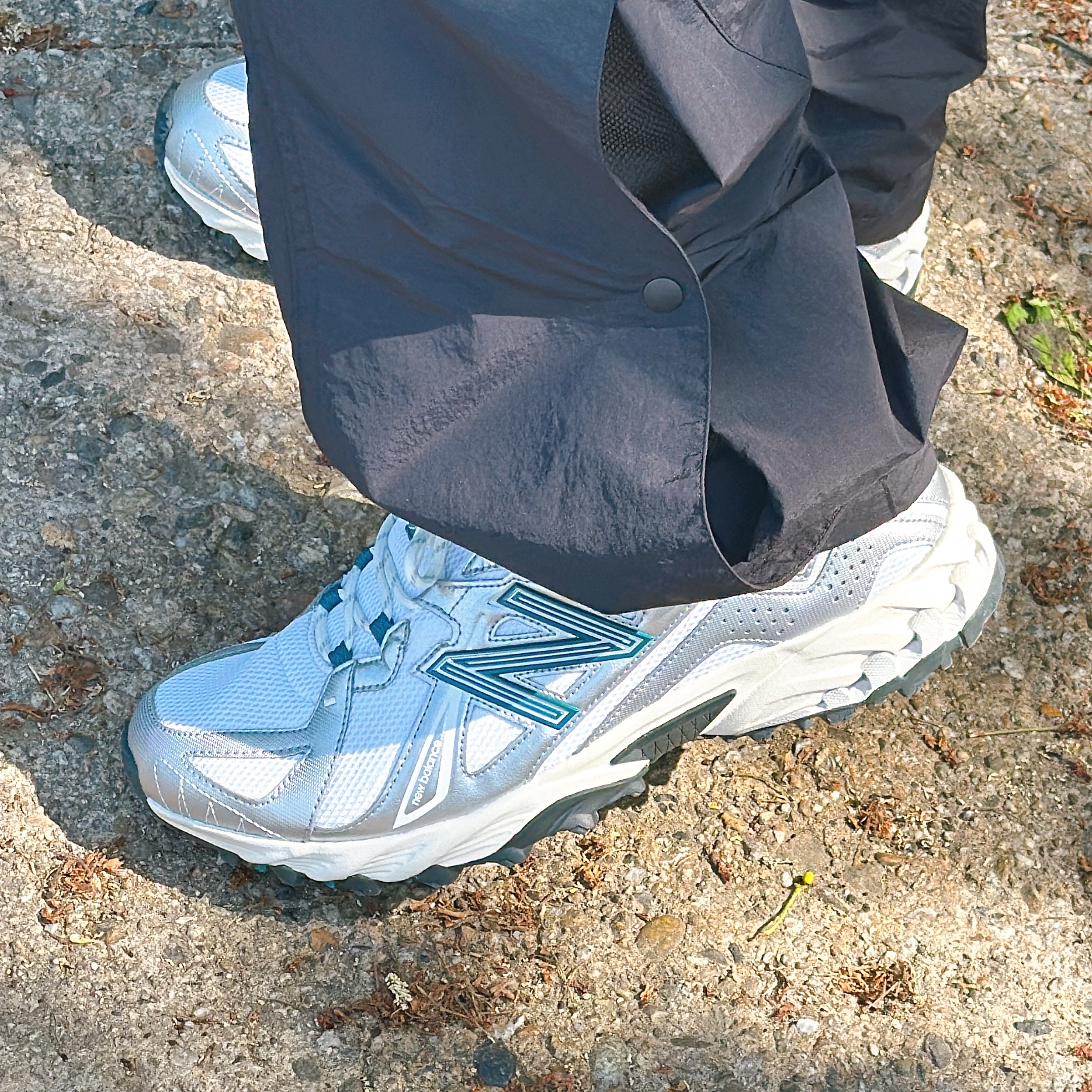 New Balance ML610T Metallic Silver - D Standard 착용 스타일 - 1