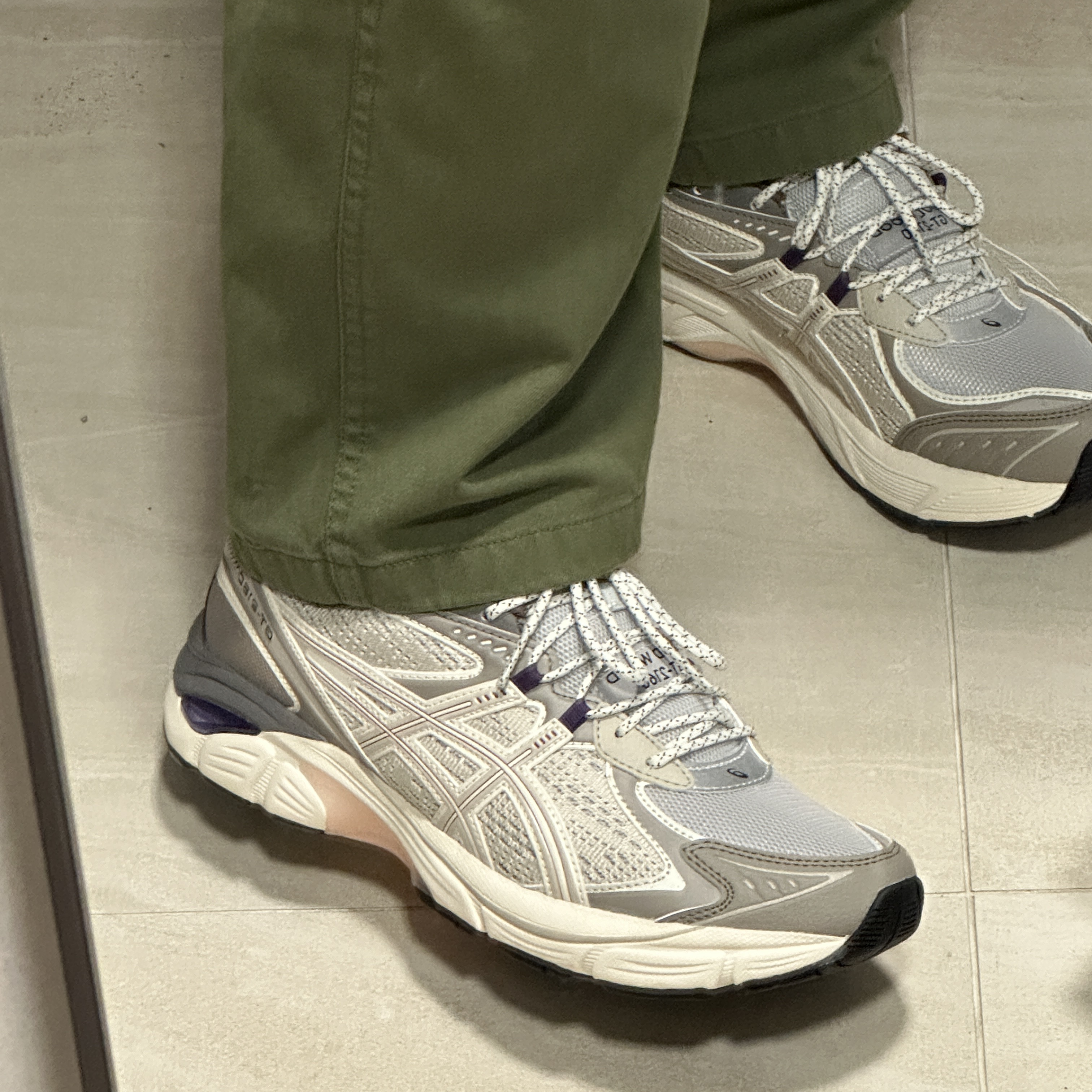 Asics x Wood Wood GT-2160 Cream Oatmeal 착용 스타일