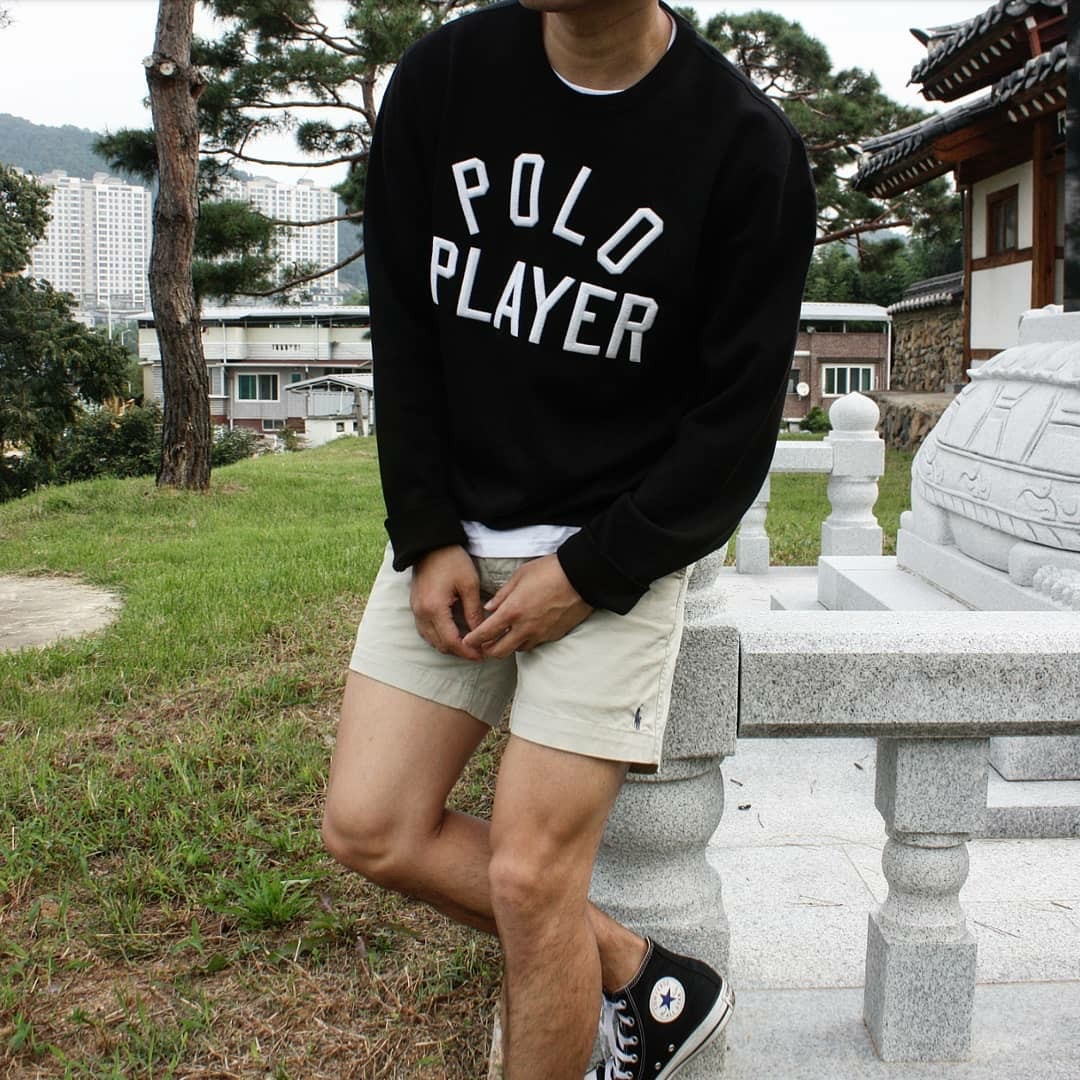 Converse Chuck Taylor All Star Hi Black, [30%적립] Polo Ralph Lauren 15.2cm Polo Prepster Stretch Chino Short Beige Khaki 착용 스타일 - 1