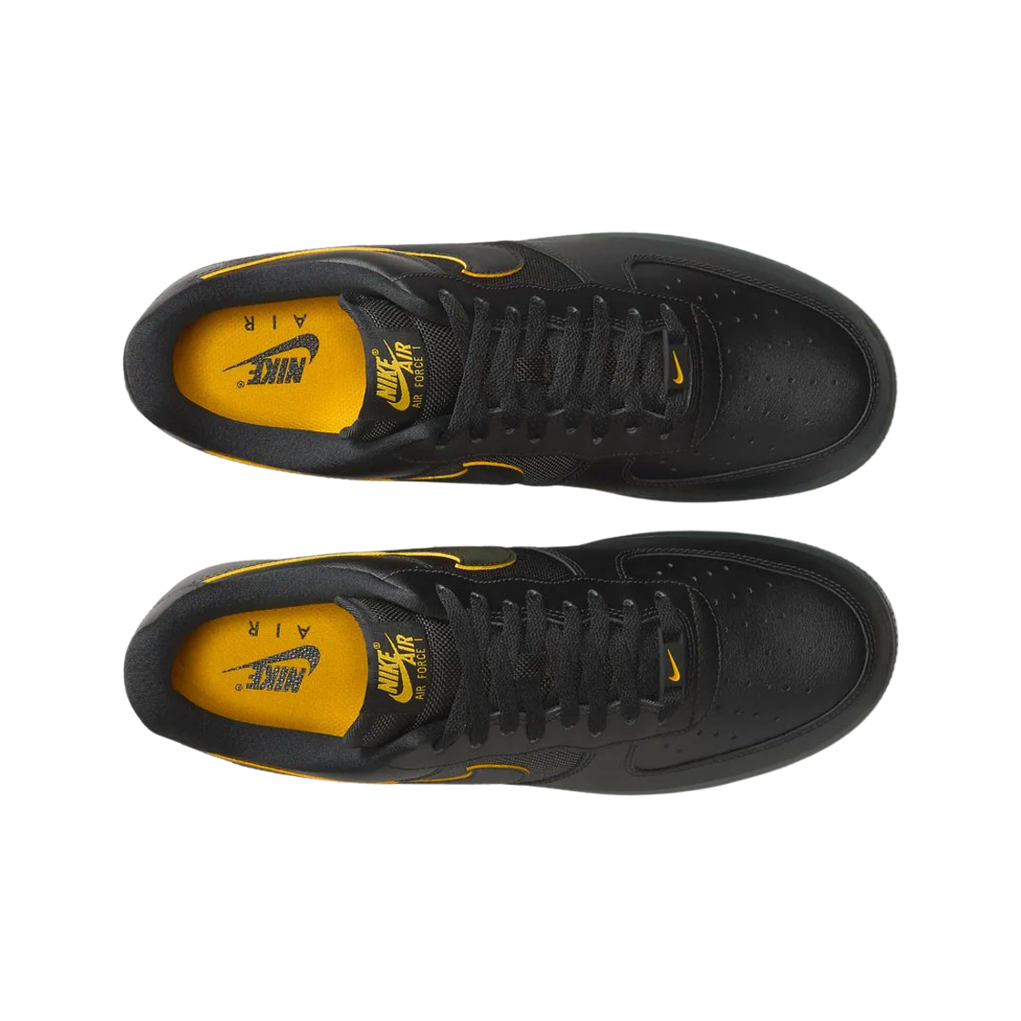 나이키 에어포스 1 '07 블랙 유니버시티 골드(Nike Air Force 1 '07 Black University Gold) - 2
