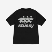 Stussy Surfwalk Pigment Dyed T-Shirt Black