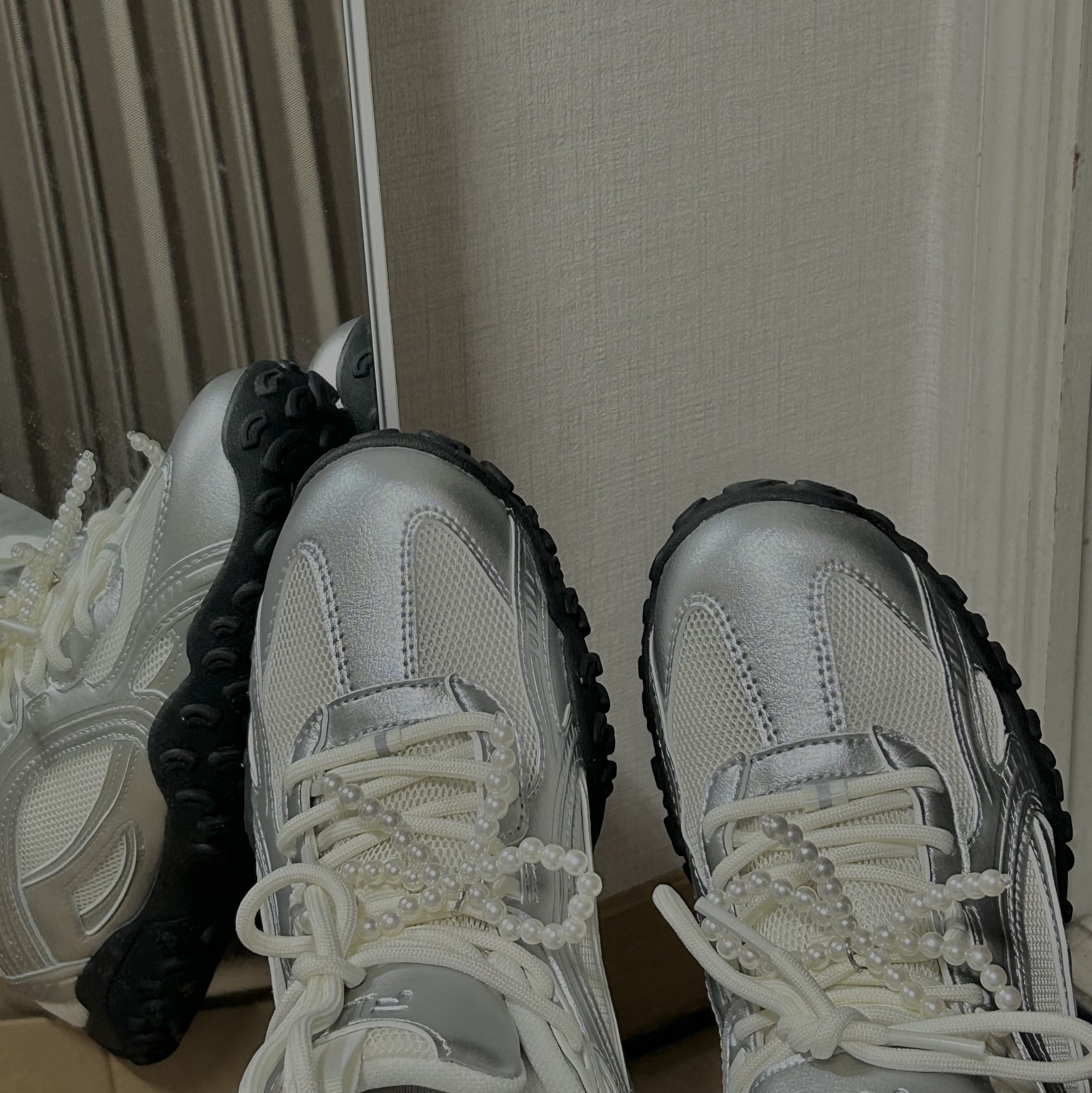 Fila Echappe MS Silver Moon 착용 스타일