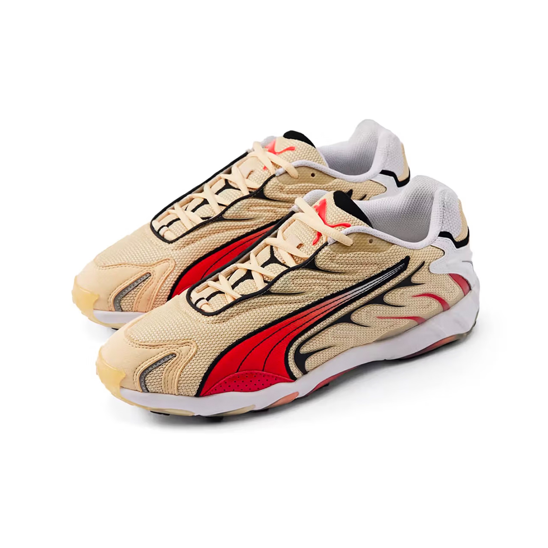 Puma x A$AP Rocky Inhale Og Summer Melon High Risk Red 착용 스타일 - 2