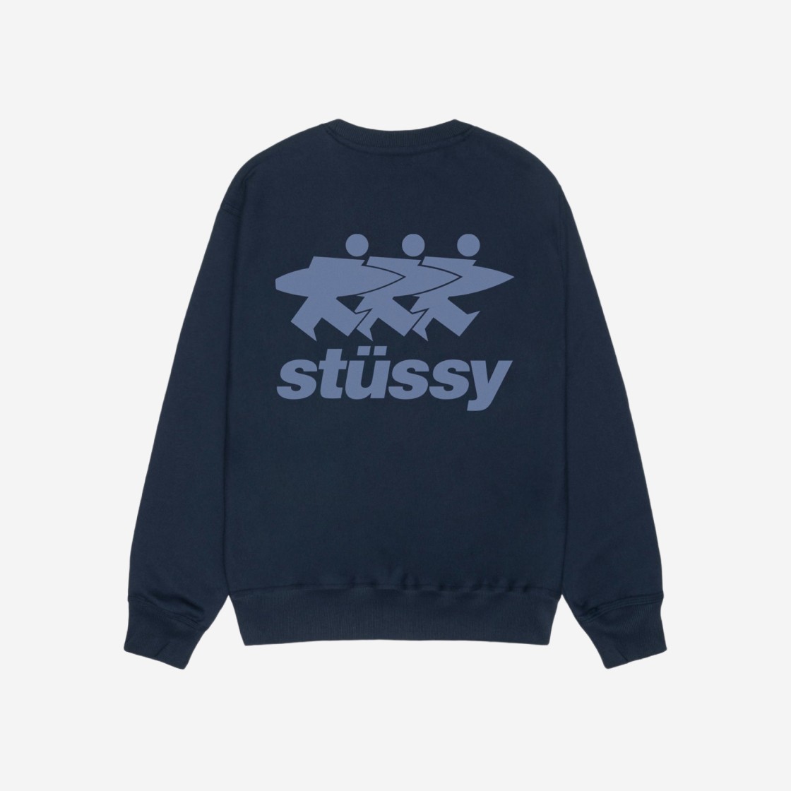 Stussy Surfwalk Crew Navy 상세 이미지 2