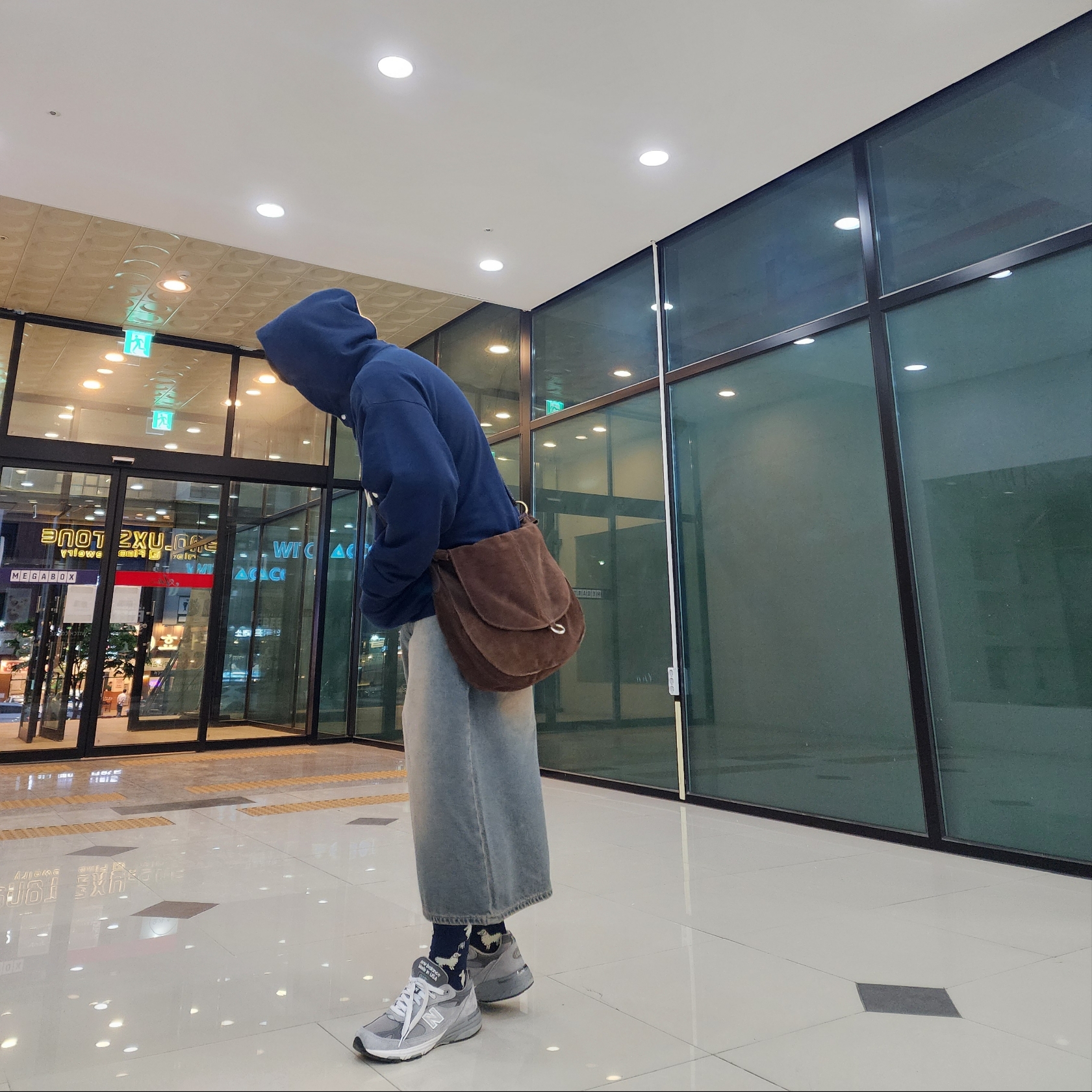 New Balance 993 Made in USA Grey - D Standard 착용 스타일 - 6