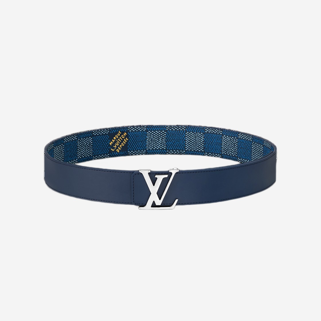 Louis Vuitton LV Initiales 40mm Reversible Belt Blue 상세 이미지 1