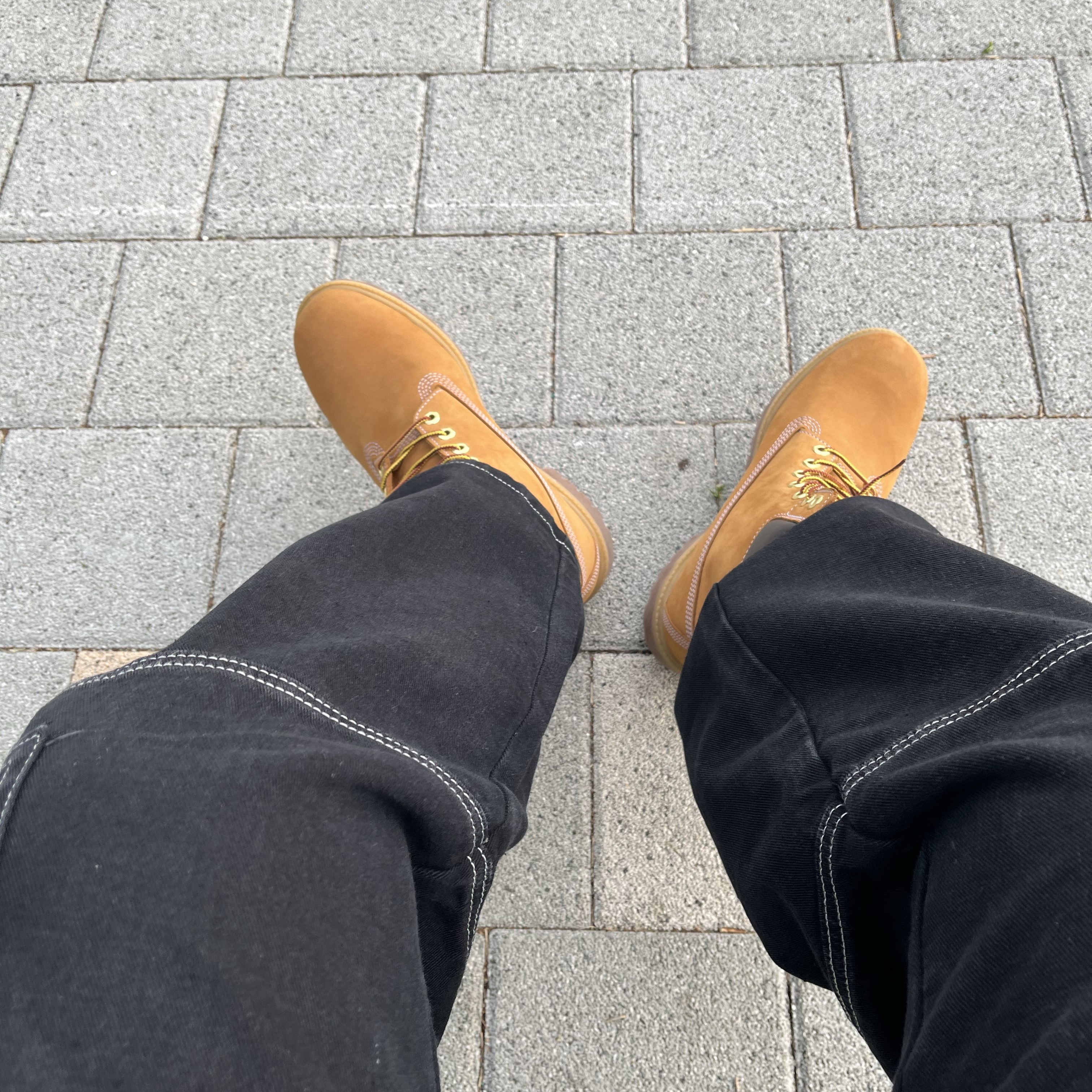 Timberland Premium 6 inch Waterproof Boot Wheat Nubuck - Wide 착용 스타일 - 1