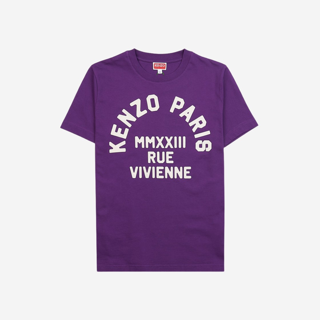 (W) Kenzo Rue Vivienne Loose T-Shirt Purple 상세 이미지 1