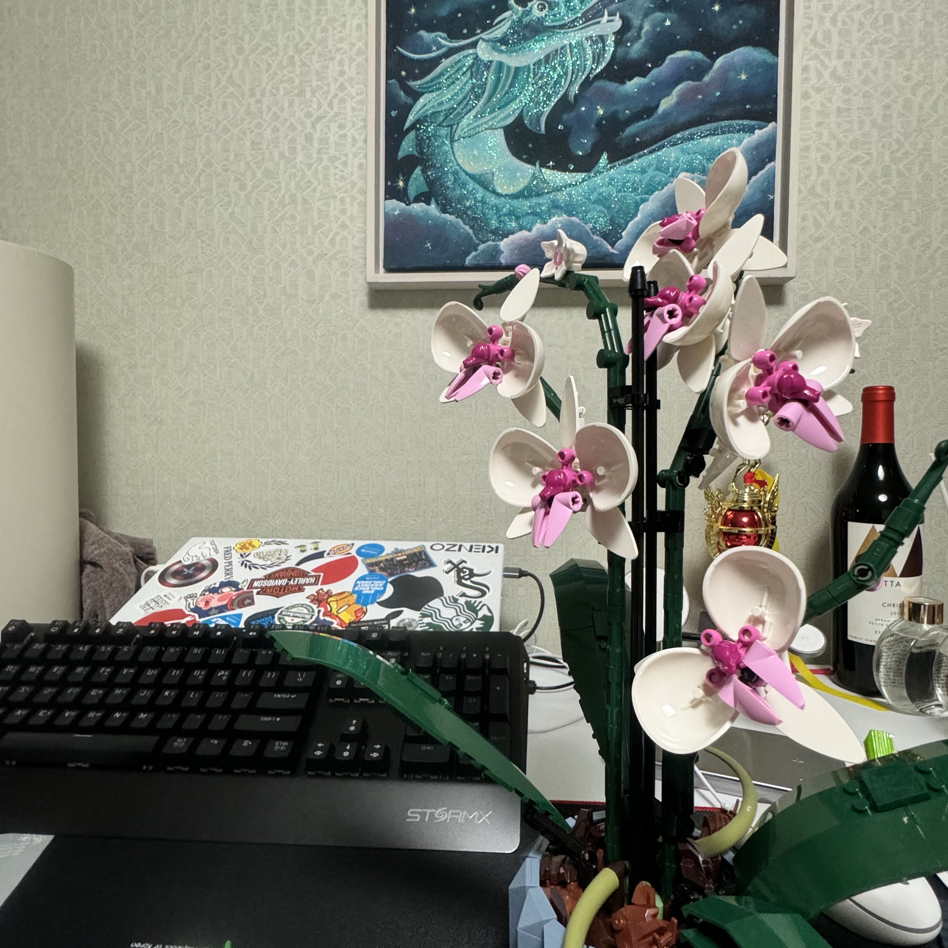 Lego Orchid 착용 스타일
