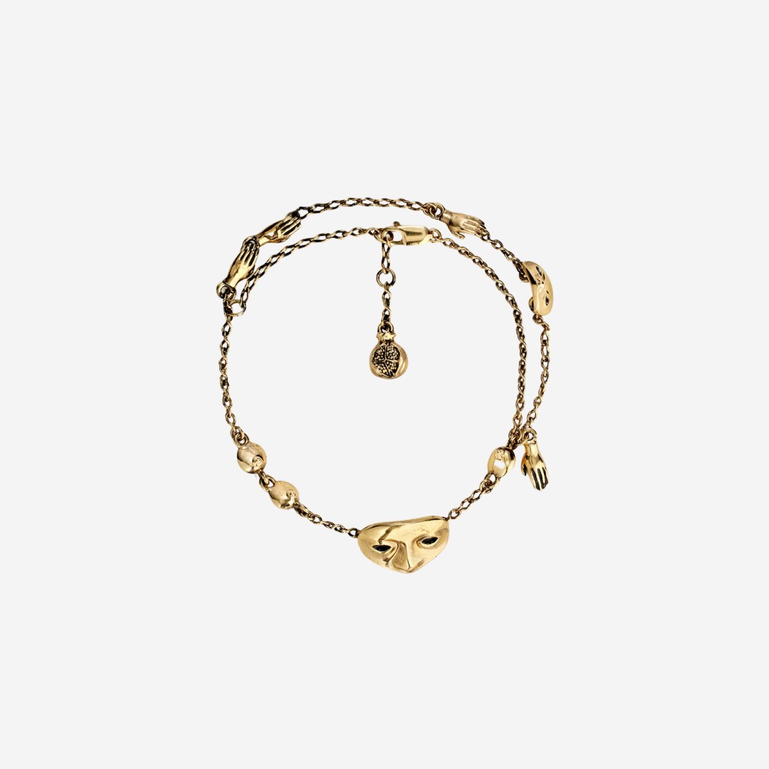 (W) Lemaire Brass Estampe Bracelet Old Gold 상세 이미지 1