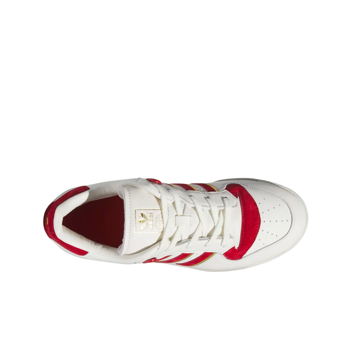 아디다스 라이벌리 86 로우 클라우드 화이트 팀 파워 레드 2(Adidas Rivalry 86 Low Cloud White Team Power Red 2) - 2