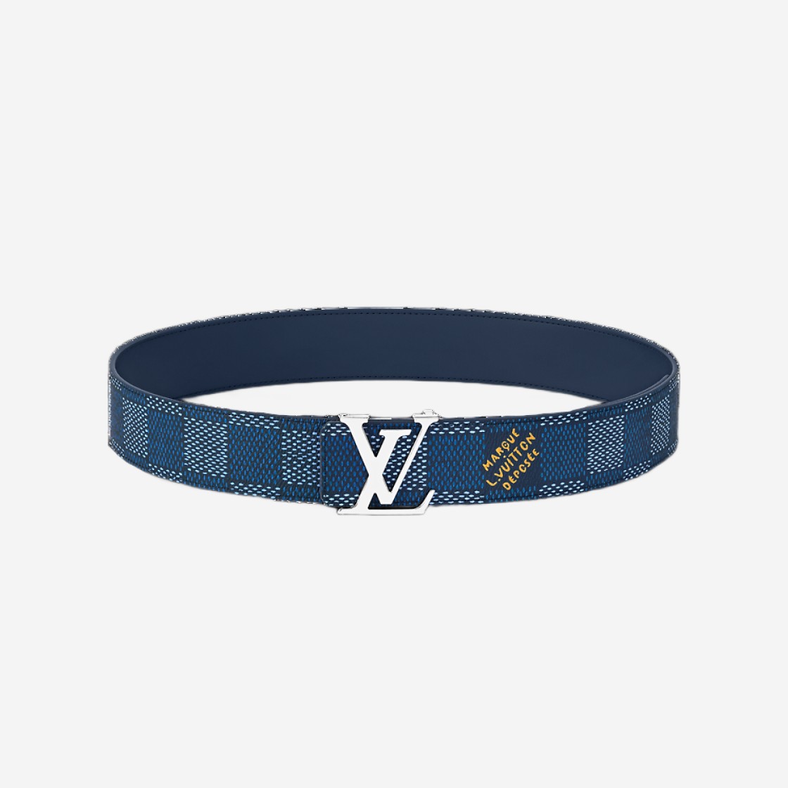 Louis Vuitton LV Initiales 40mm Reversible Belt Blue 상세 이미지 2