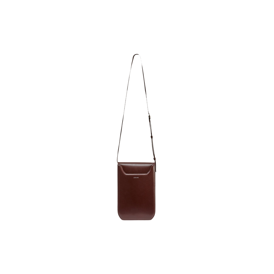 Lemaire Shiny Box Leather Calepin Bag Chocolate Fondant 상세 이미지 1