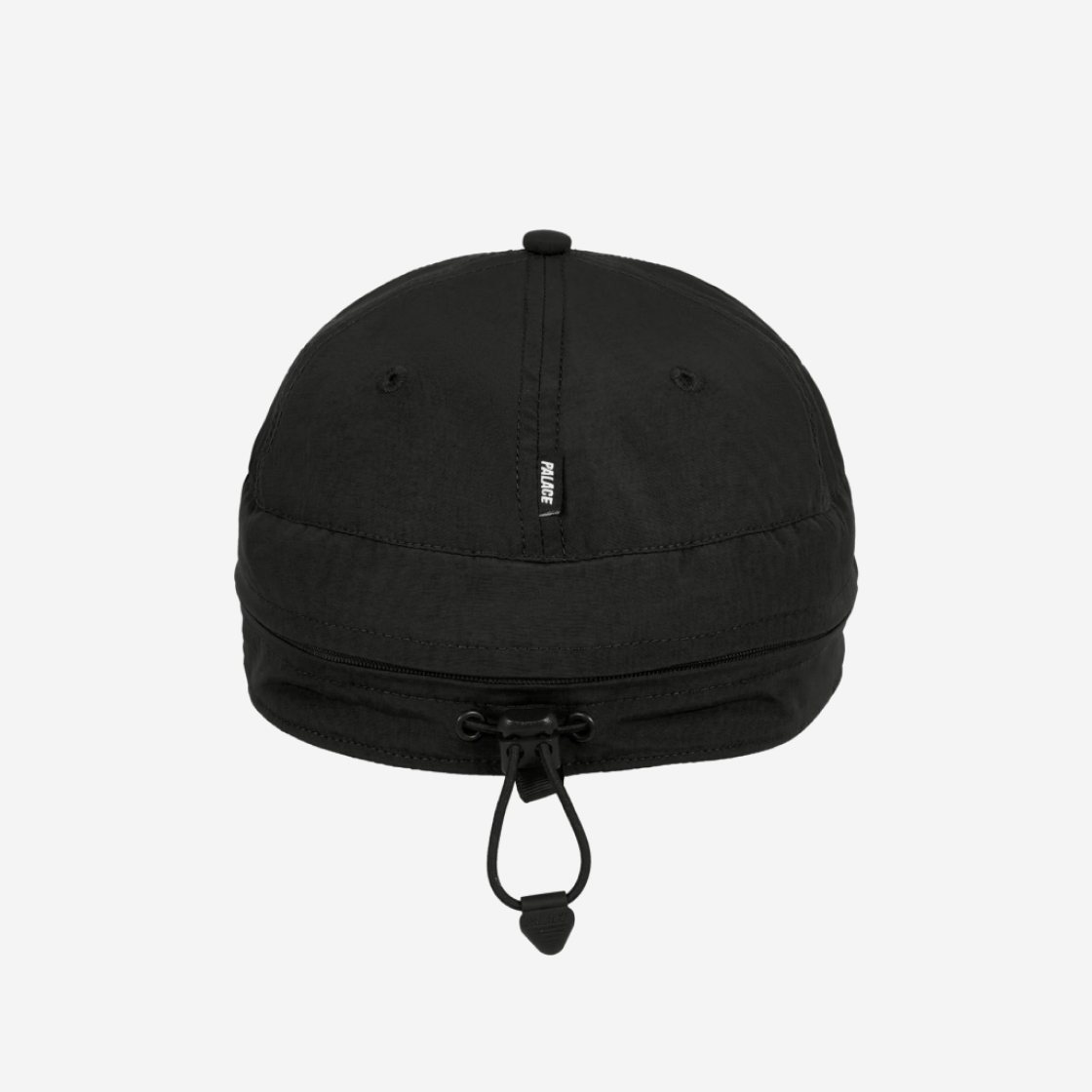 Palace Font Shell Neck Saver 6-Panel Black - 24SS 상세 이미지 4