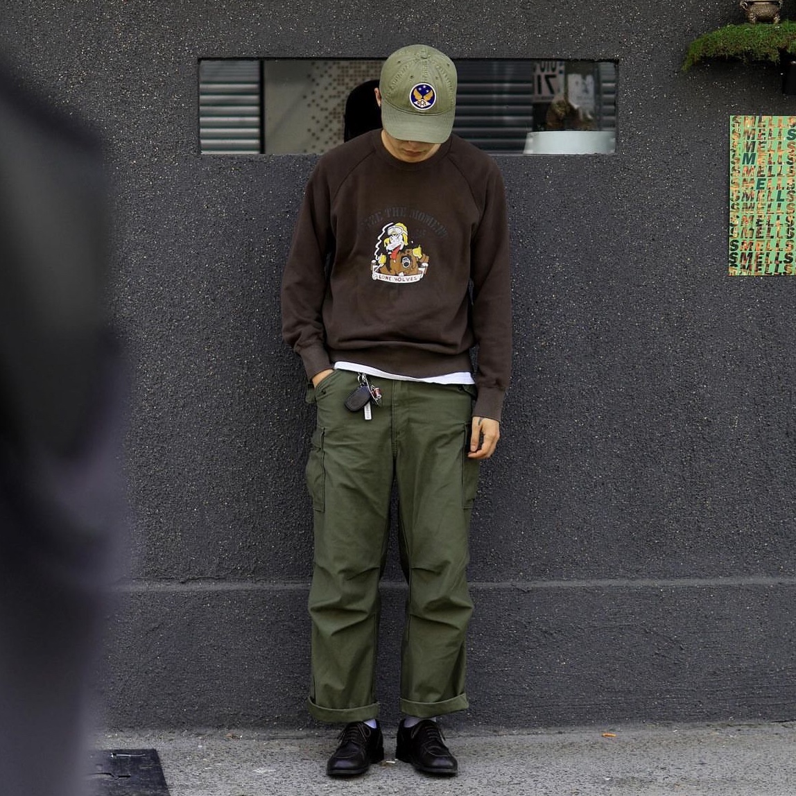 YMCL KY US M-65 Field Pants Olive 착용 스타일