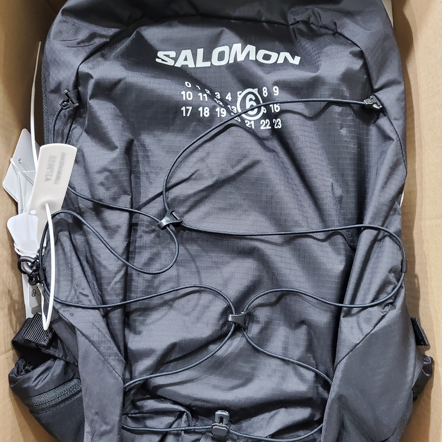 Salomon x MM6 Maison Margiela XT-15 Black 착용 스타일
