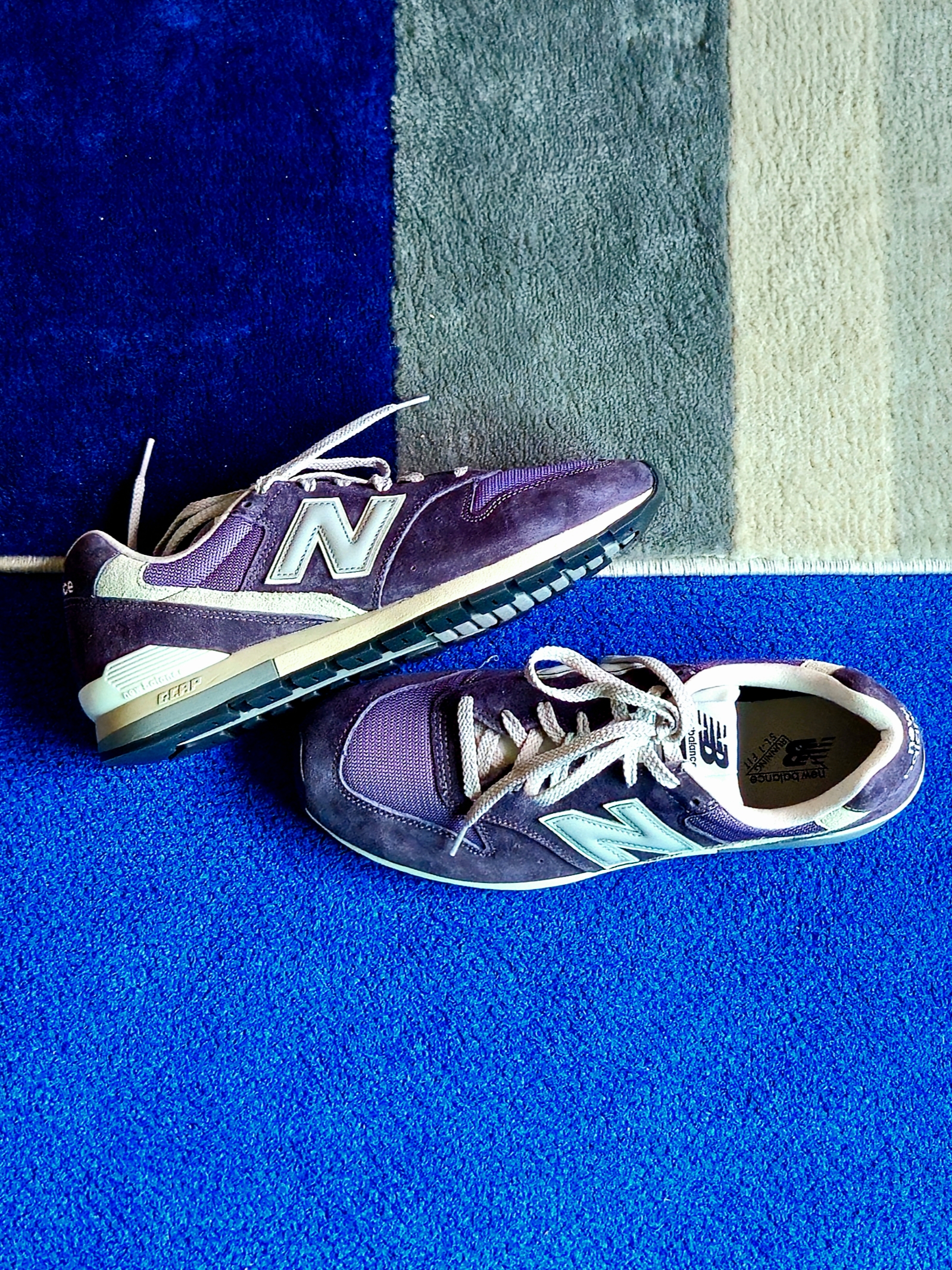 New Balance 996 Purple 착용 스타일