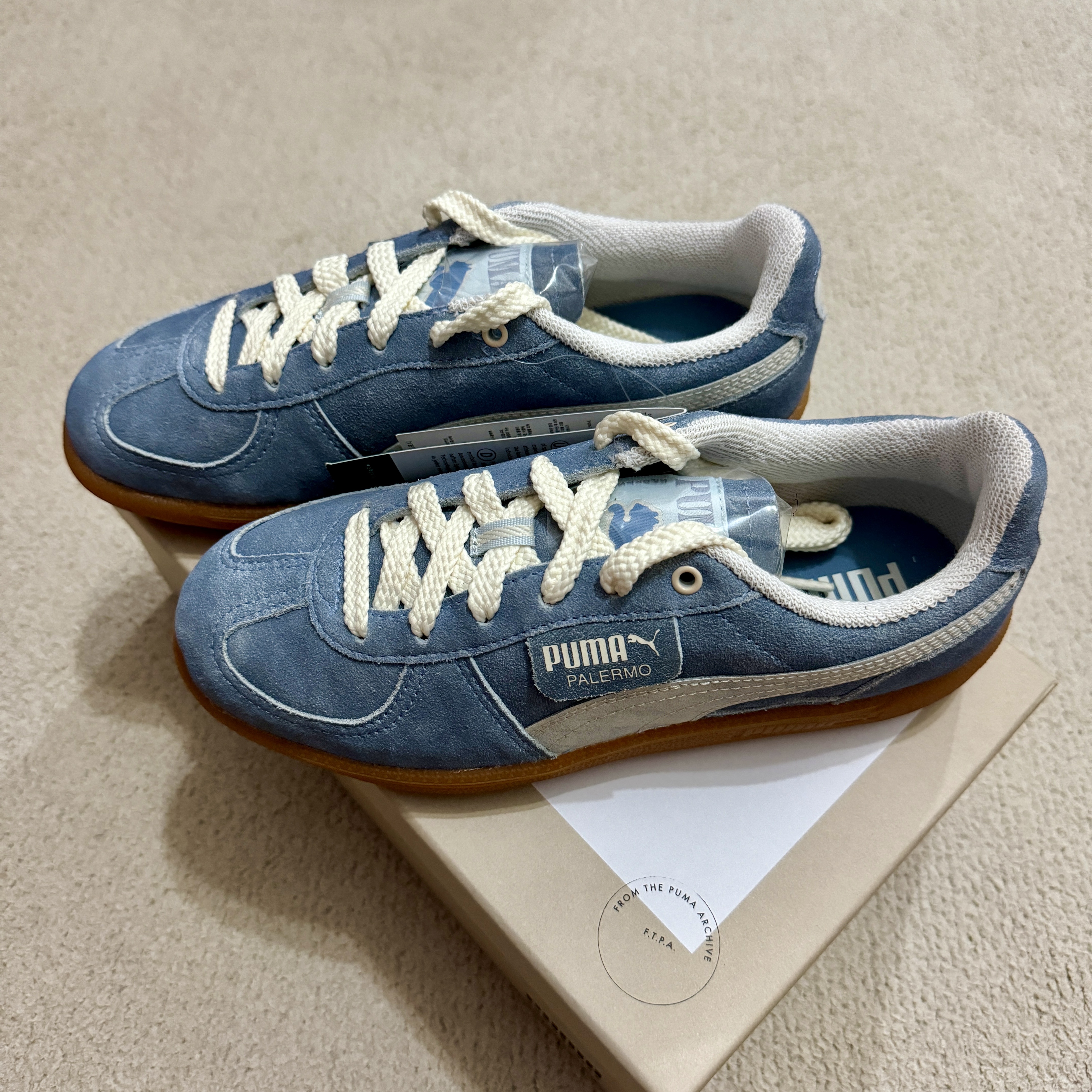 Puma Palermo Basketball Nostalgia Dewdrop Sugared Almond 착용 스타일 - 2