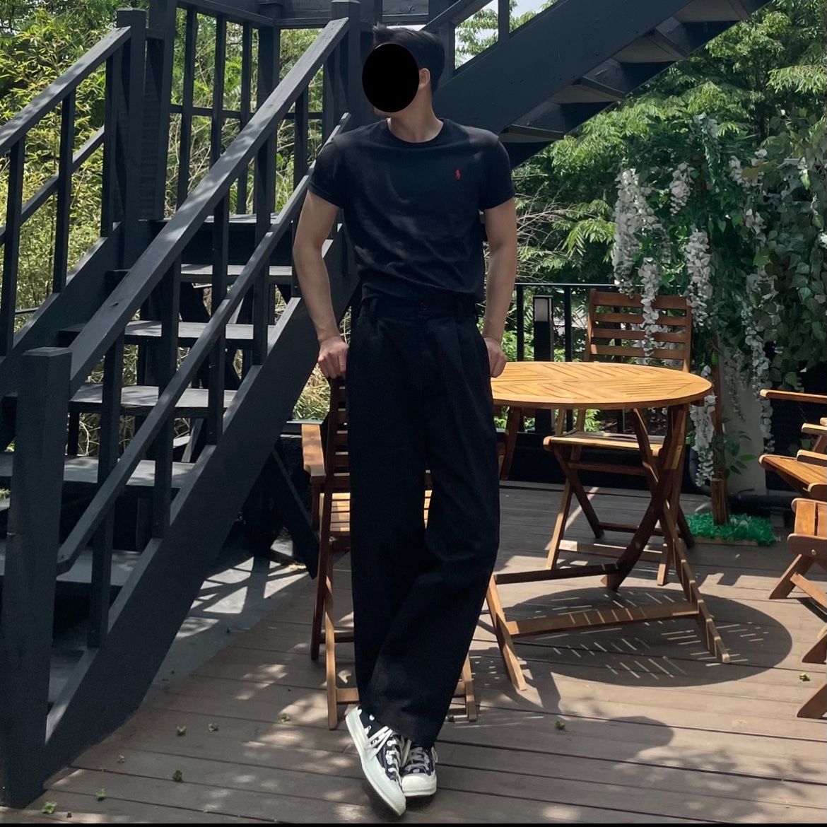 Converse x Play Comme des Garcons Chuck 70 Hi Polka Dot Black, [30%적립] Polo Ralph Lauren Custom Slim Fit Crewneck T-Shirt Navy 착용 스타일