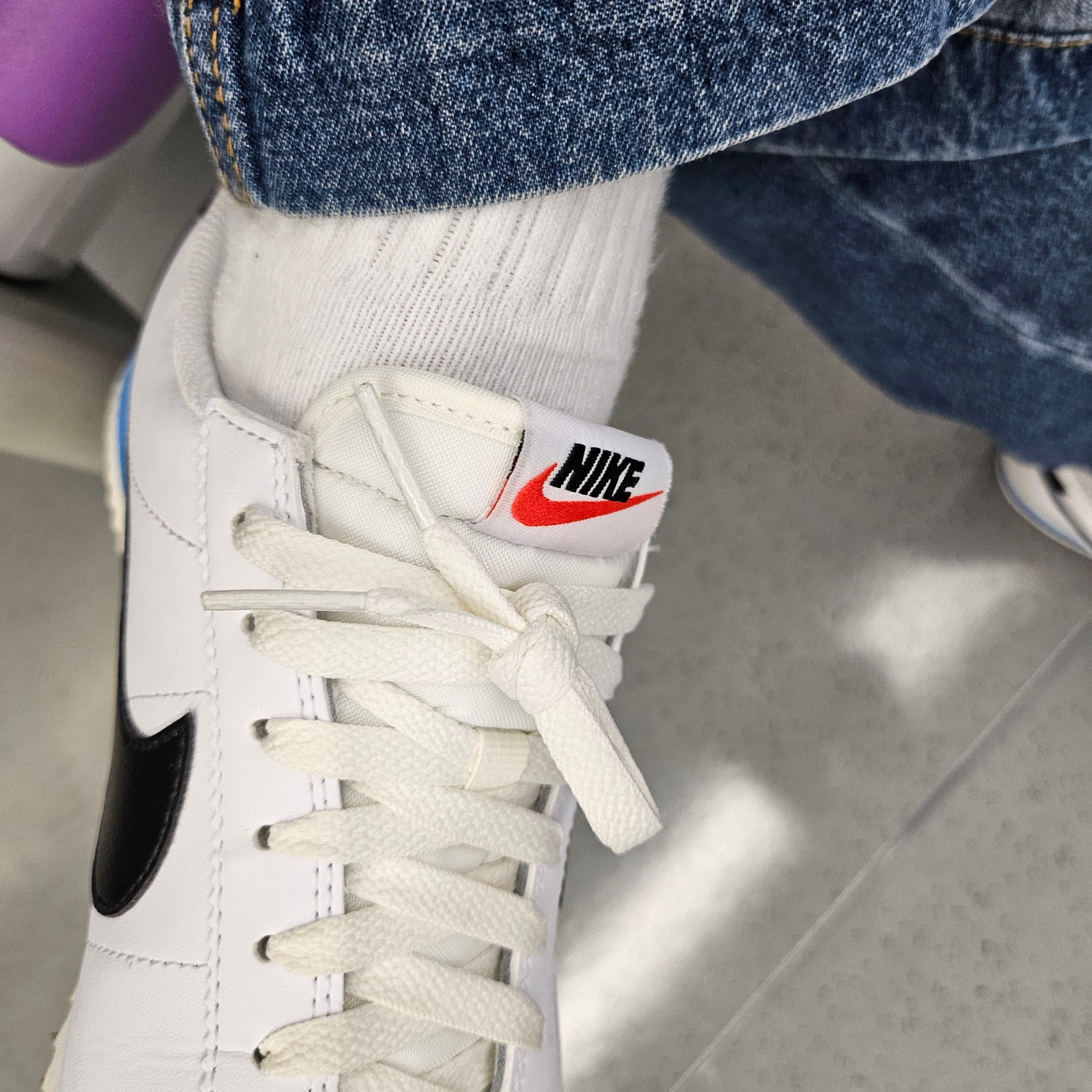 Supreme Seersucker S Logo 6-Panel Red - 24SS, Nike Cortez White and Black 착용 스타일 - 5