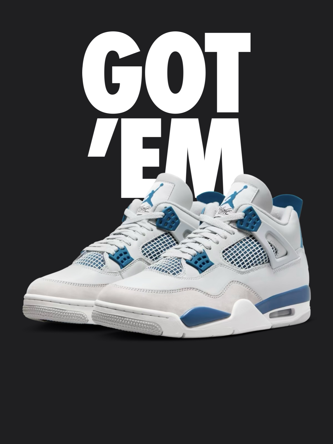 Jordan 4 Retro Industrial Blue 착용 스타일