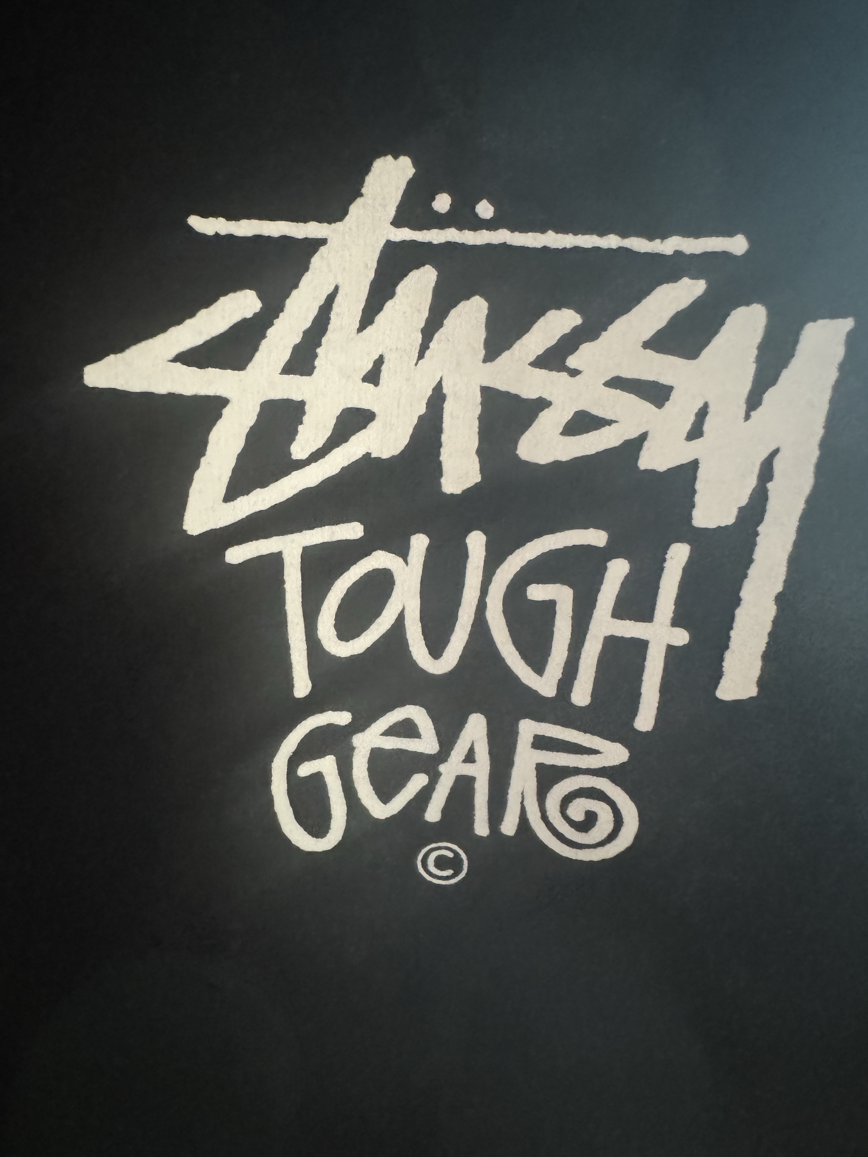 Stussy Tough Gear T-Shirt Black 착용 스타일