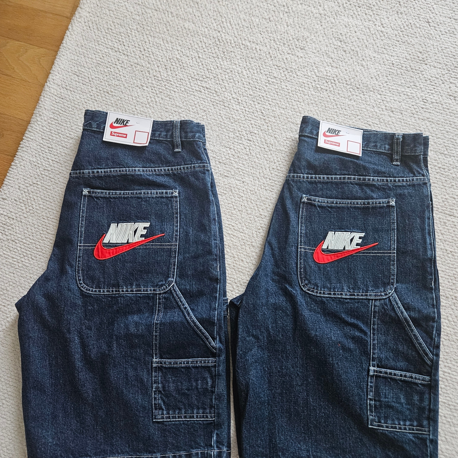 Supreme x Nike Denim Short Indigo - 24SS 착용 스타일 - 1