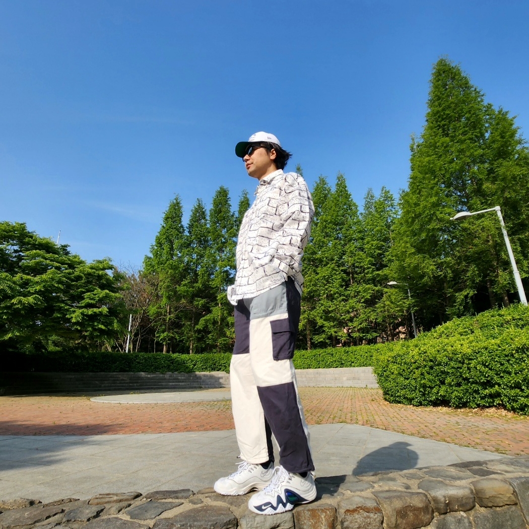 Thisisneverthat x New Era x MLB New York Yankees Unstructured 2-Tone Ball Cap White, Nike Air Zoom Flight 5 White 착용 스타일