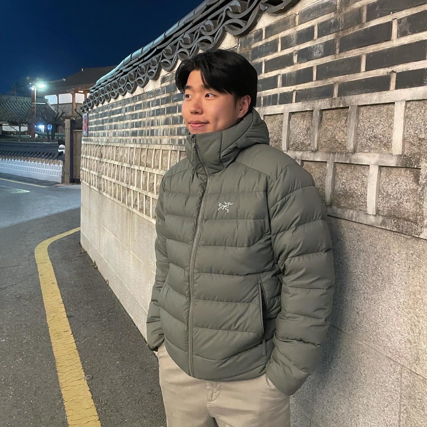 Arc'teryx Thorium Hoody Forage 착용 스타일