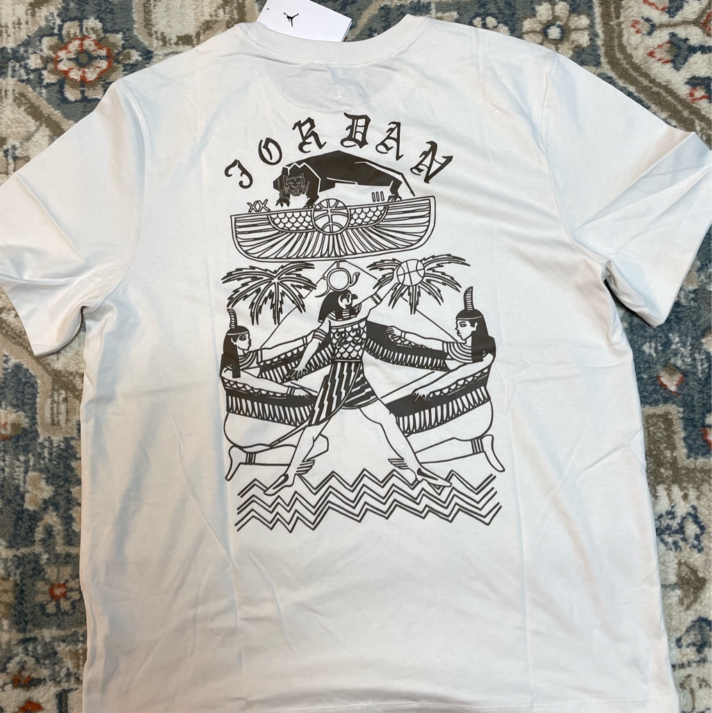 Jordan Artist Series by Umar Rashid T-Shirt White - Asia 착용 스타일 - 4