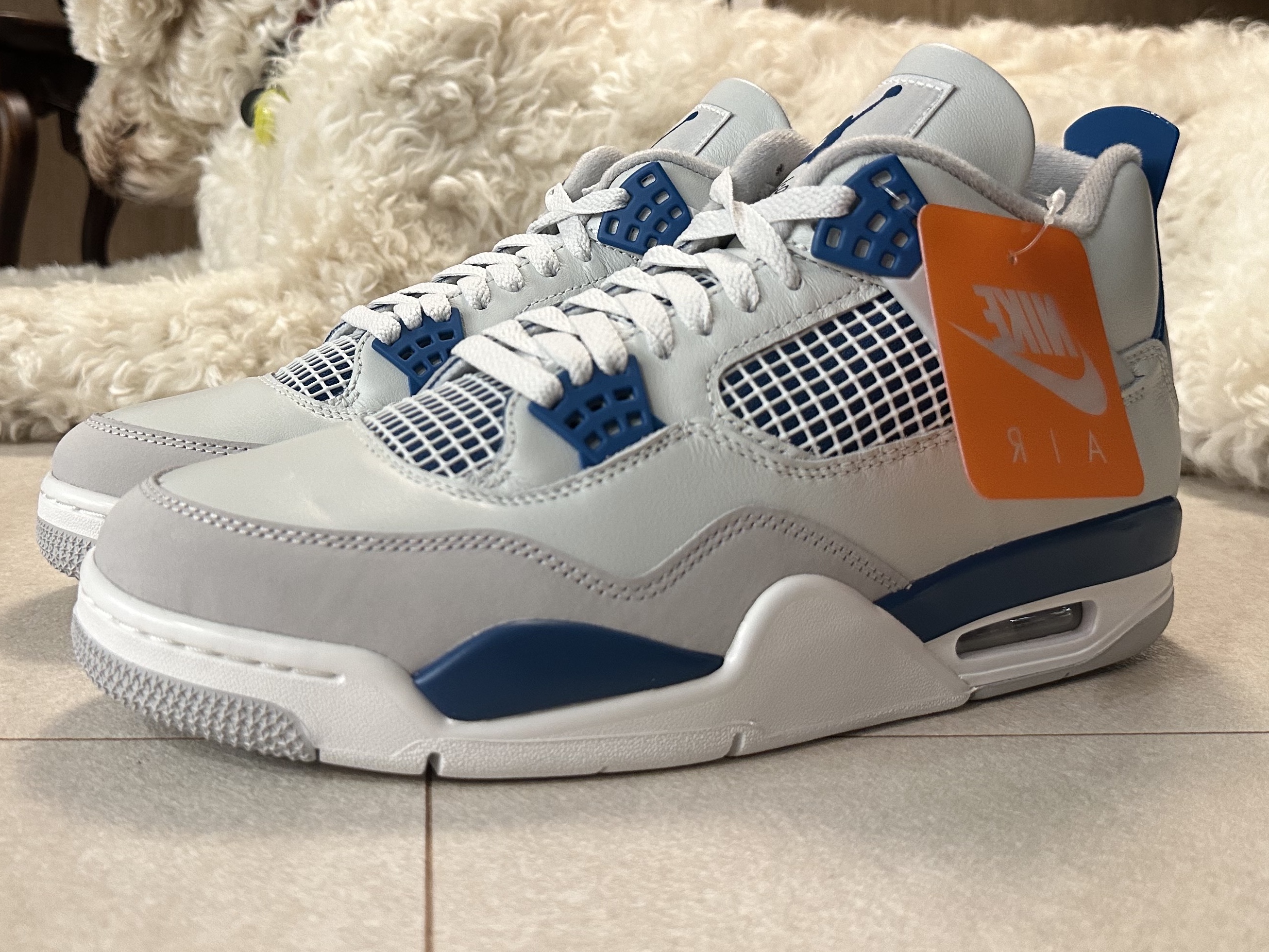 Jordan 4 Retro Industrial Blue 착용 스타일 - 5