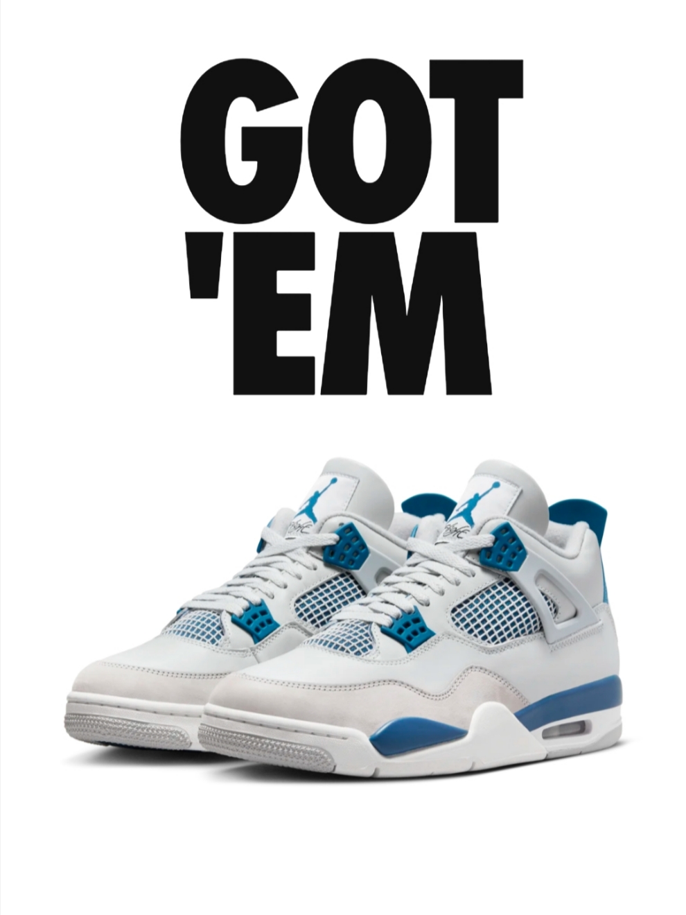 Jordan 4 Retro Industrial Blue 착용 스타일