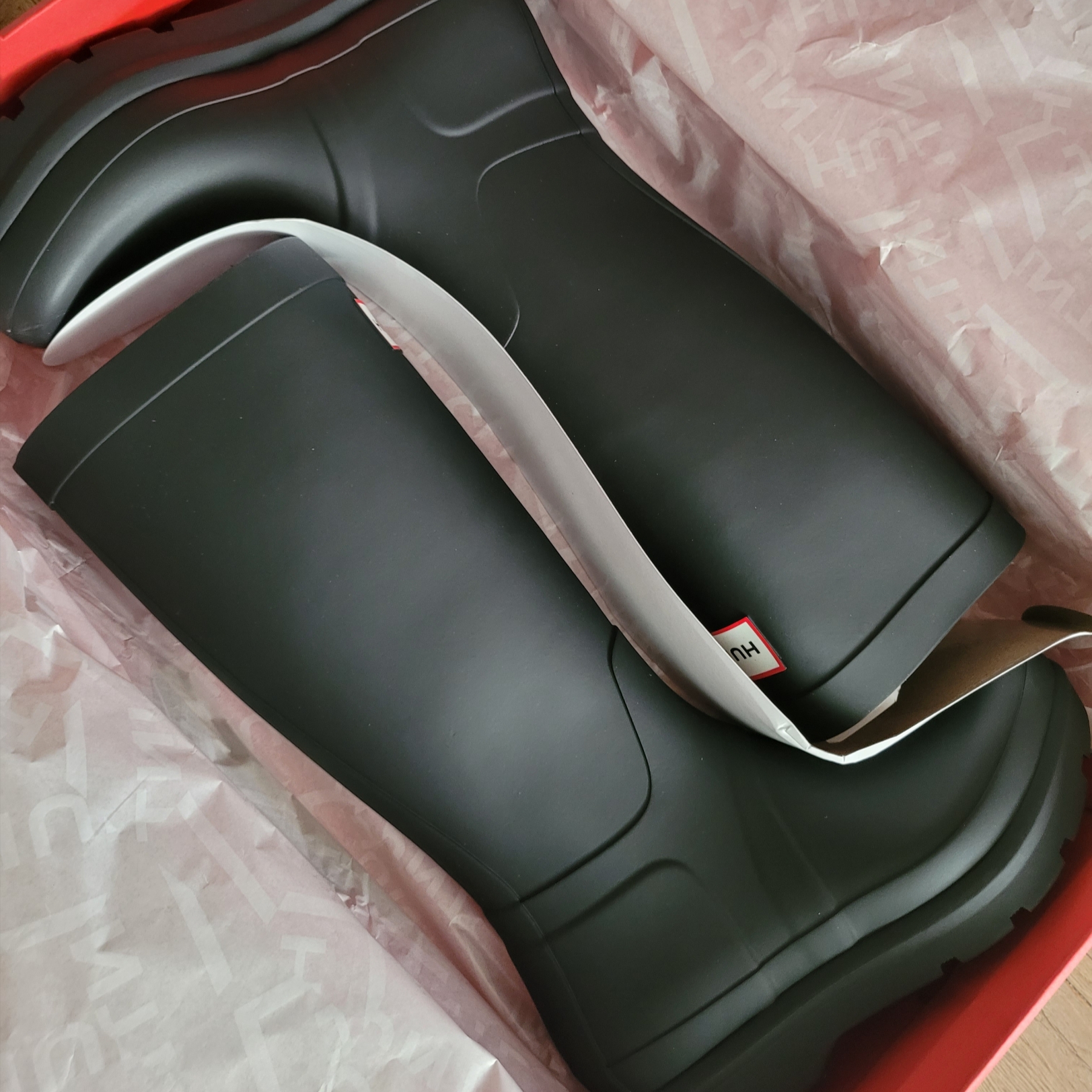 (W) Hunter x Andersson Bell Original 2.0 Tall Boots Black 착용 스타일 - 1