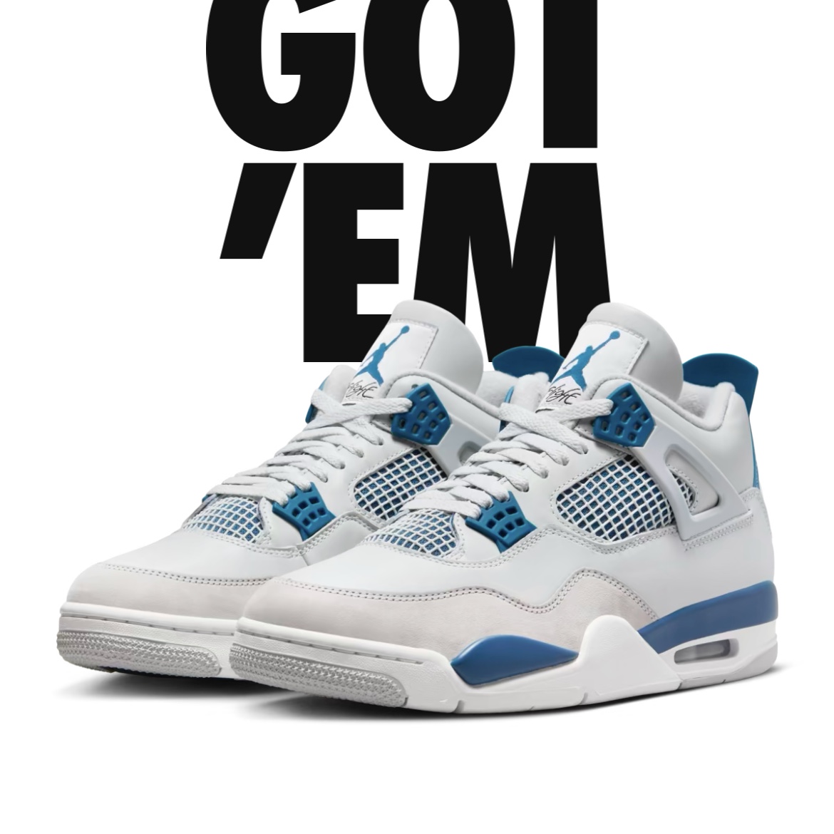 Jordan 4 Retro Industrial Blue 착용 스타일
